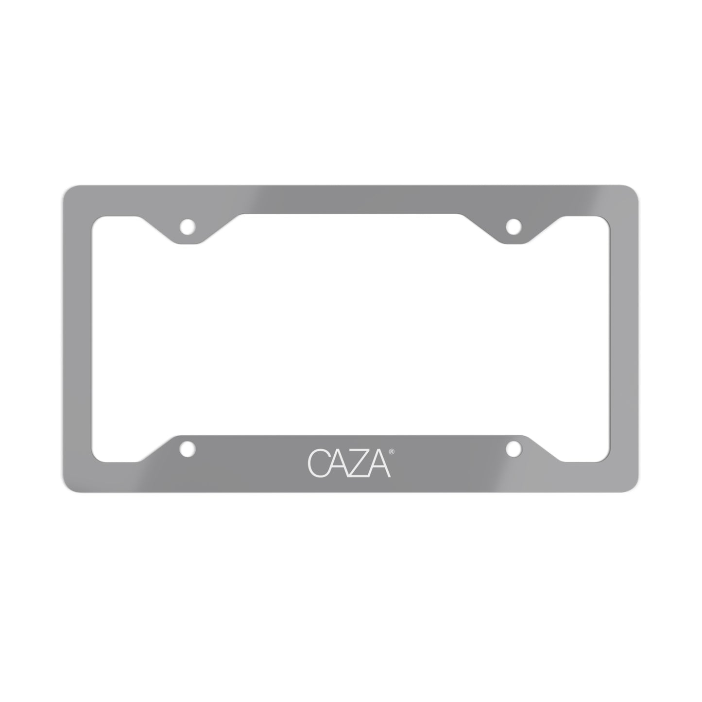 Metal License Plate Frame (Grey)