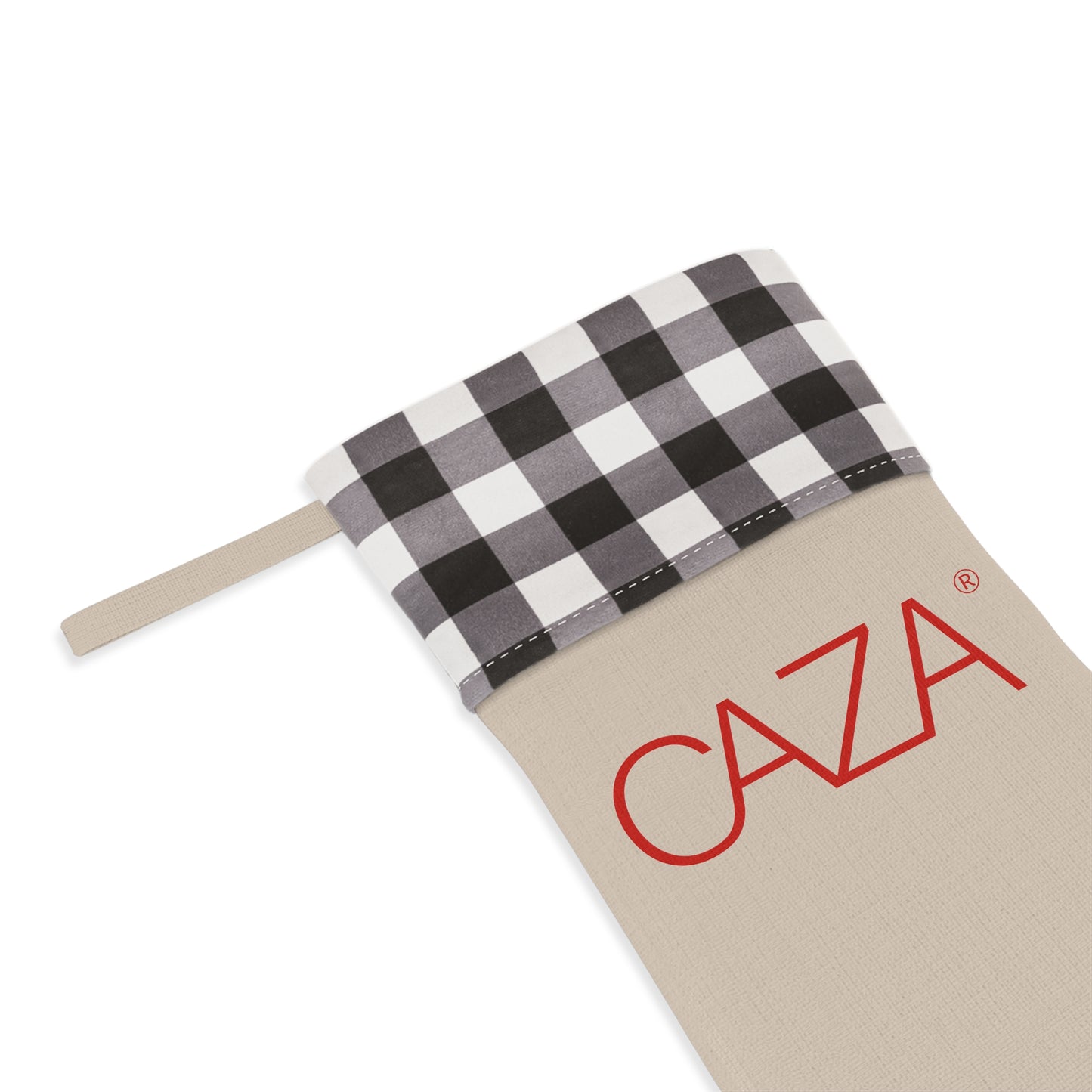Plaid Christmas Stocking