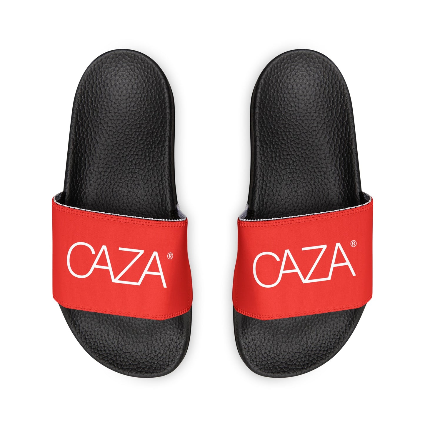 Women's PU Slide Sandals (Red)