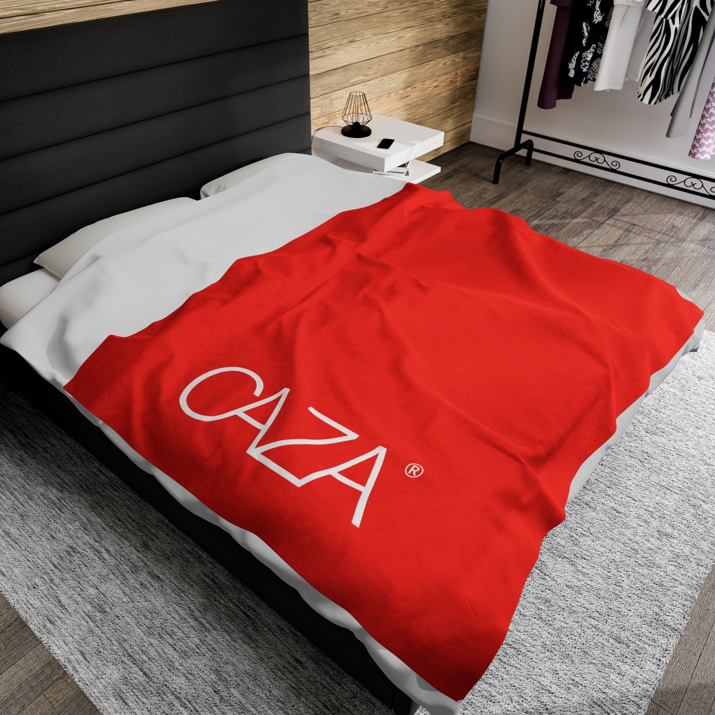 Velveteen Plush Blanket (Red)