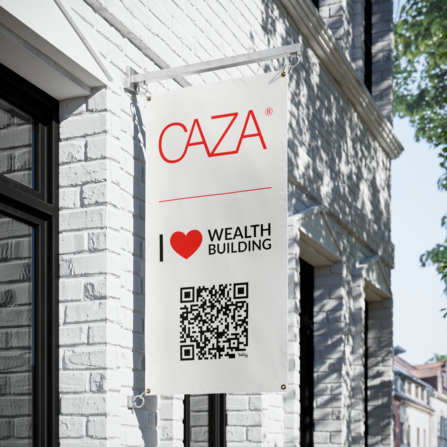 Join CAZA® | Vinyl Banners (White)