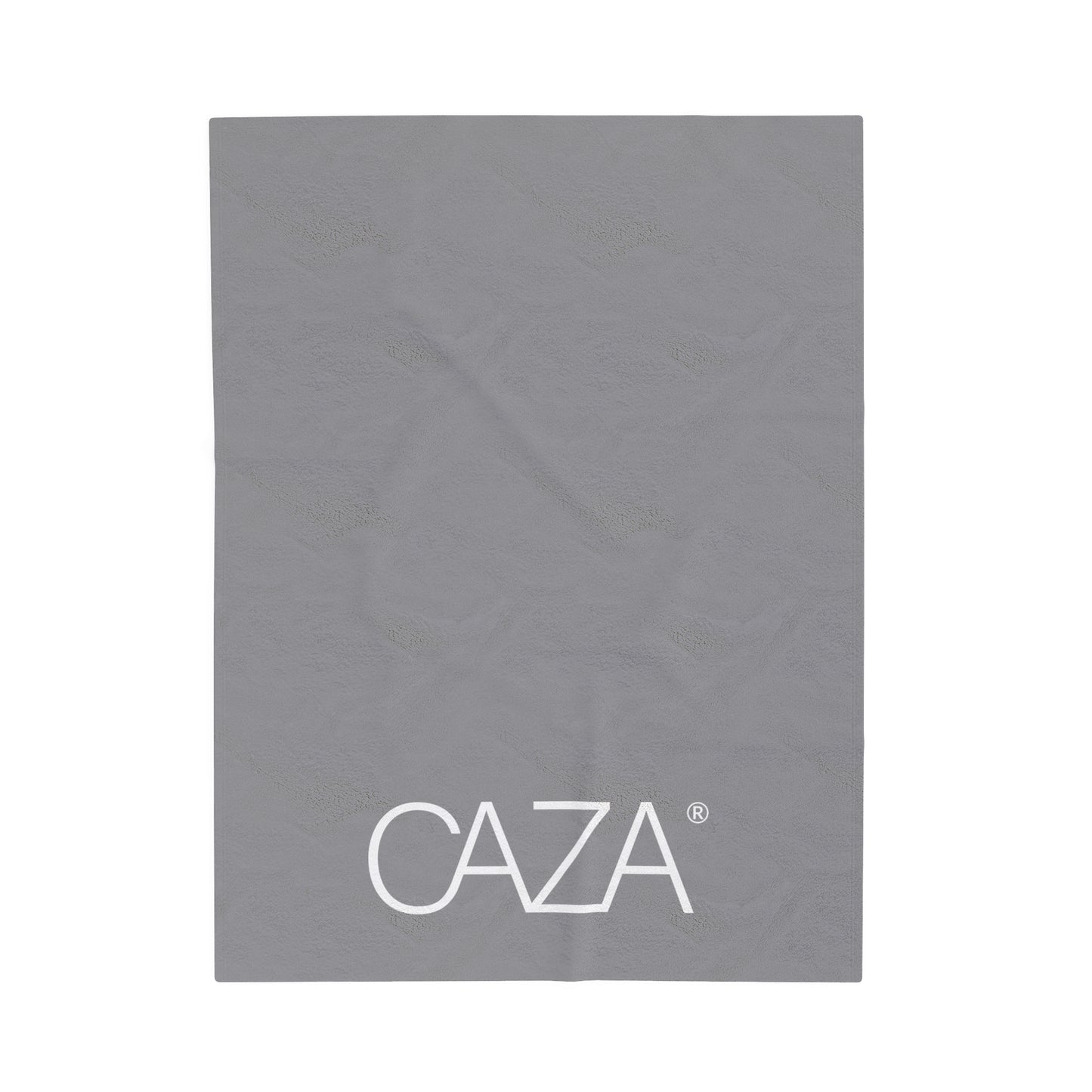 Velveteen Plush Blanket (Grey)