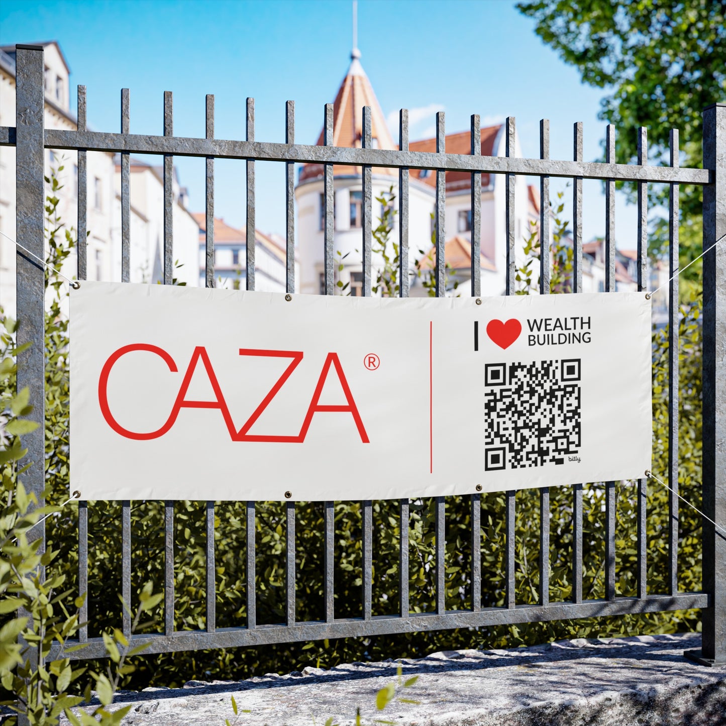 Join CAZA® | Vinyl Banners (White)