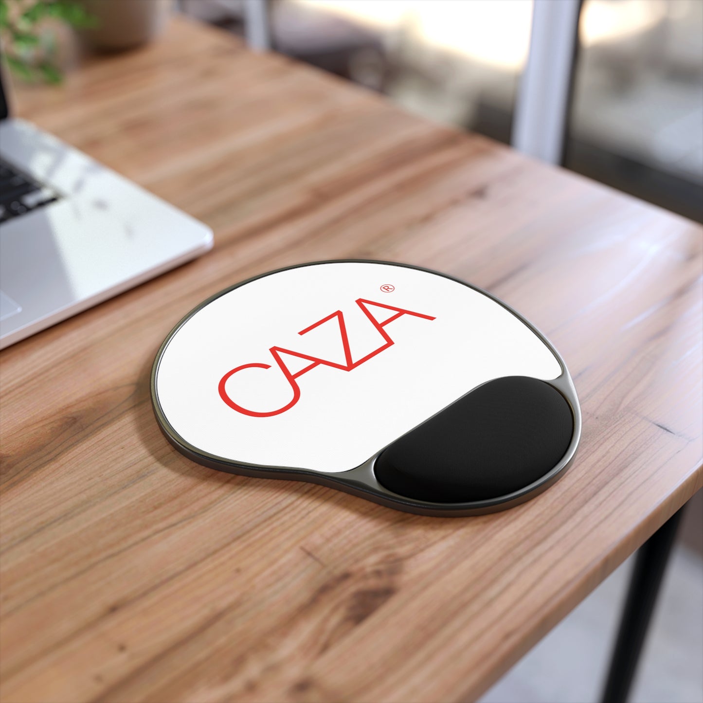 Mouse Pad With Wrist Rest (White)