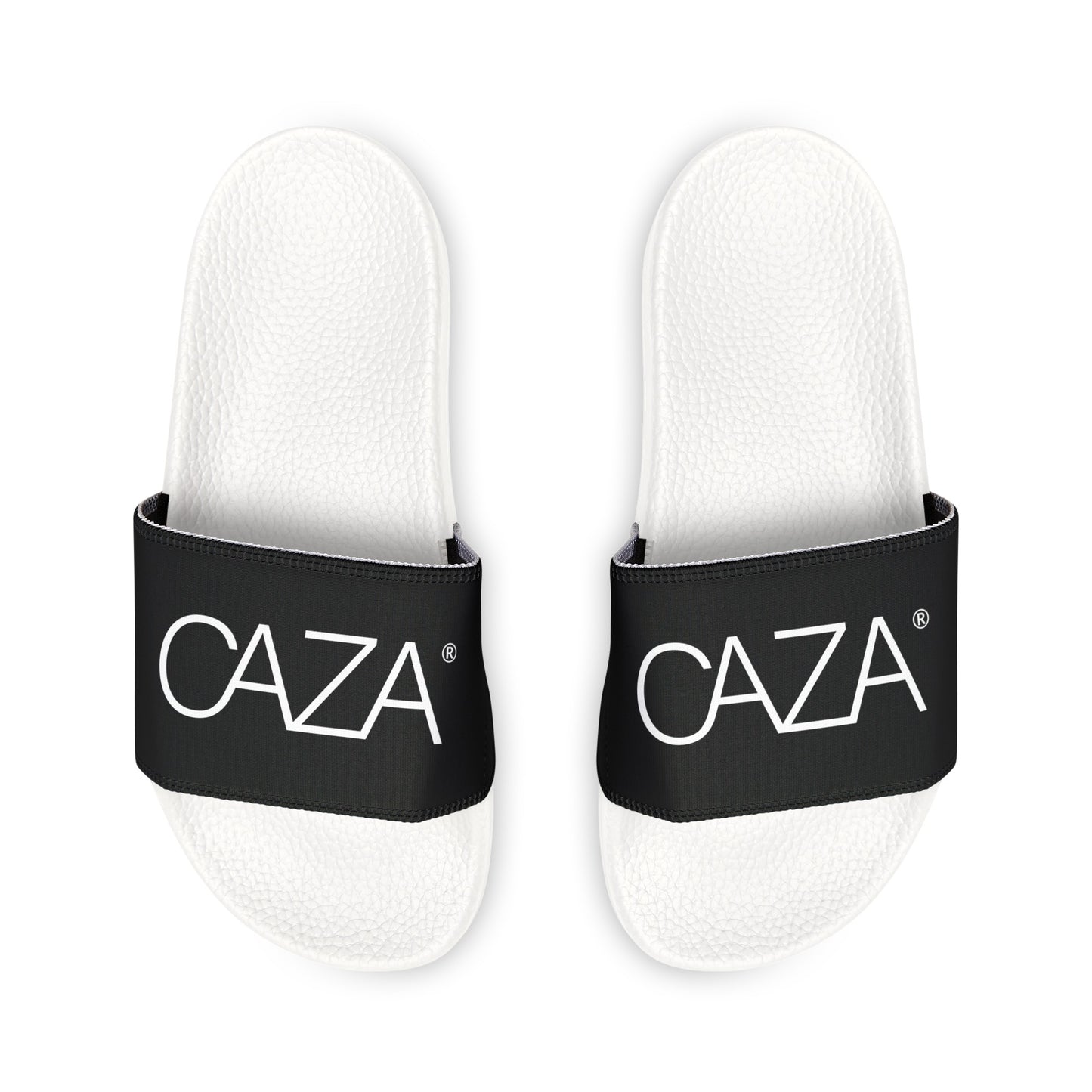 Youth PU Slide Sandals (Black)