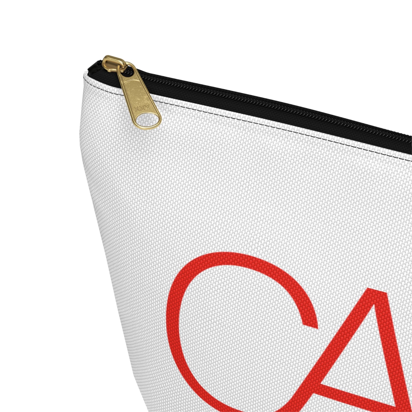 Accessory Pouch w T-bottom (White)