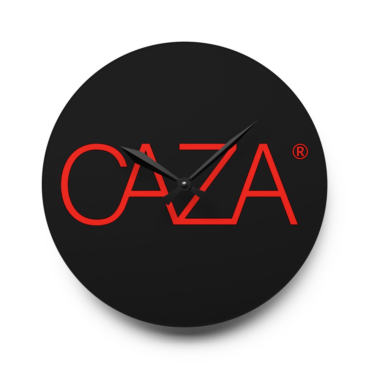 Acrylic Wall Clock (Black)