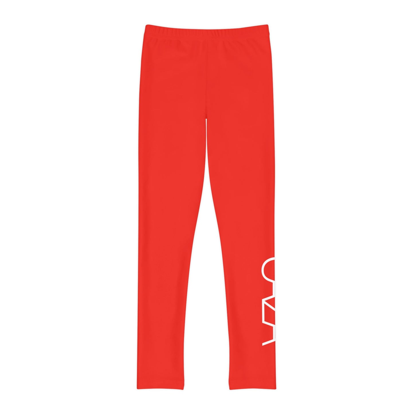 Youth Full-Length Leggings (Red)