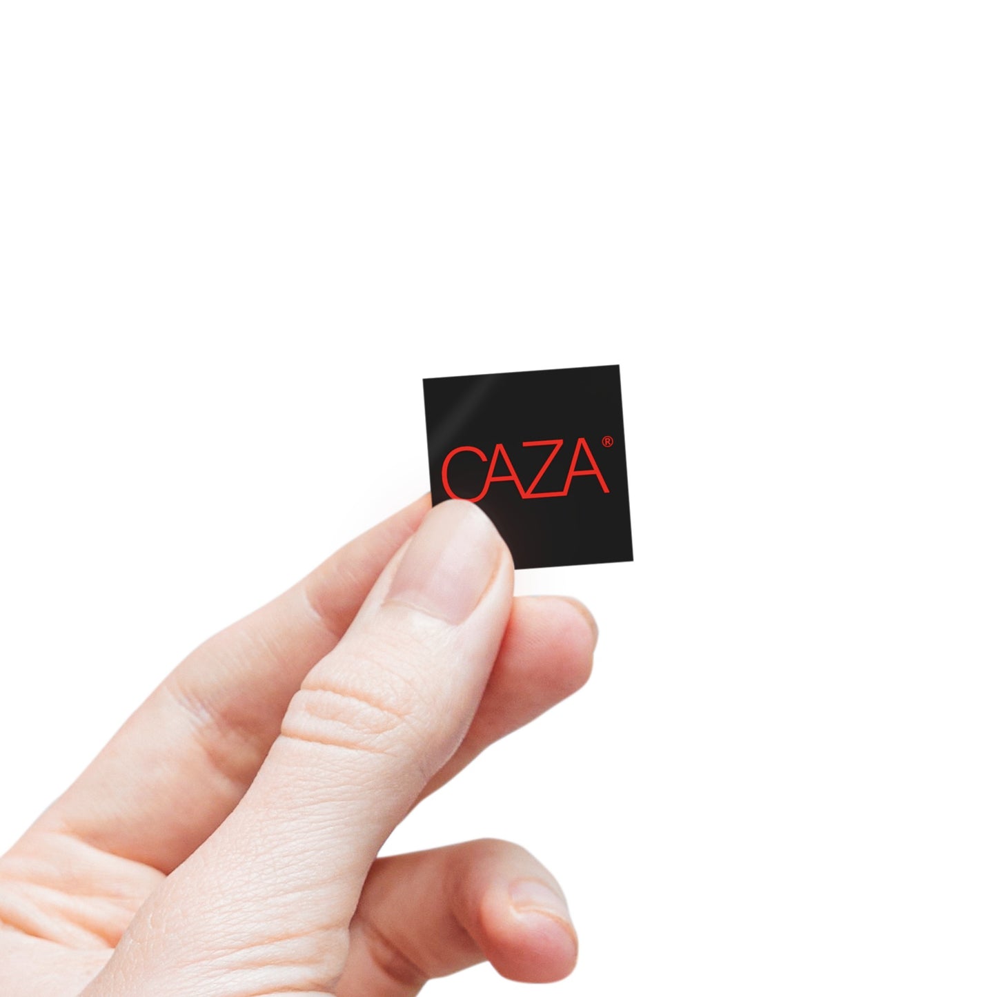 Square Sticker Label Rolls (Black)