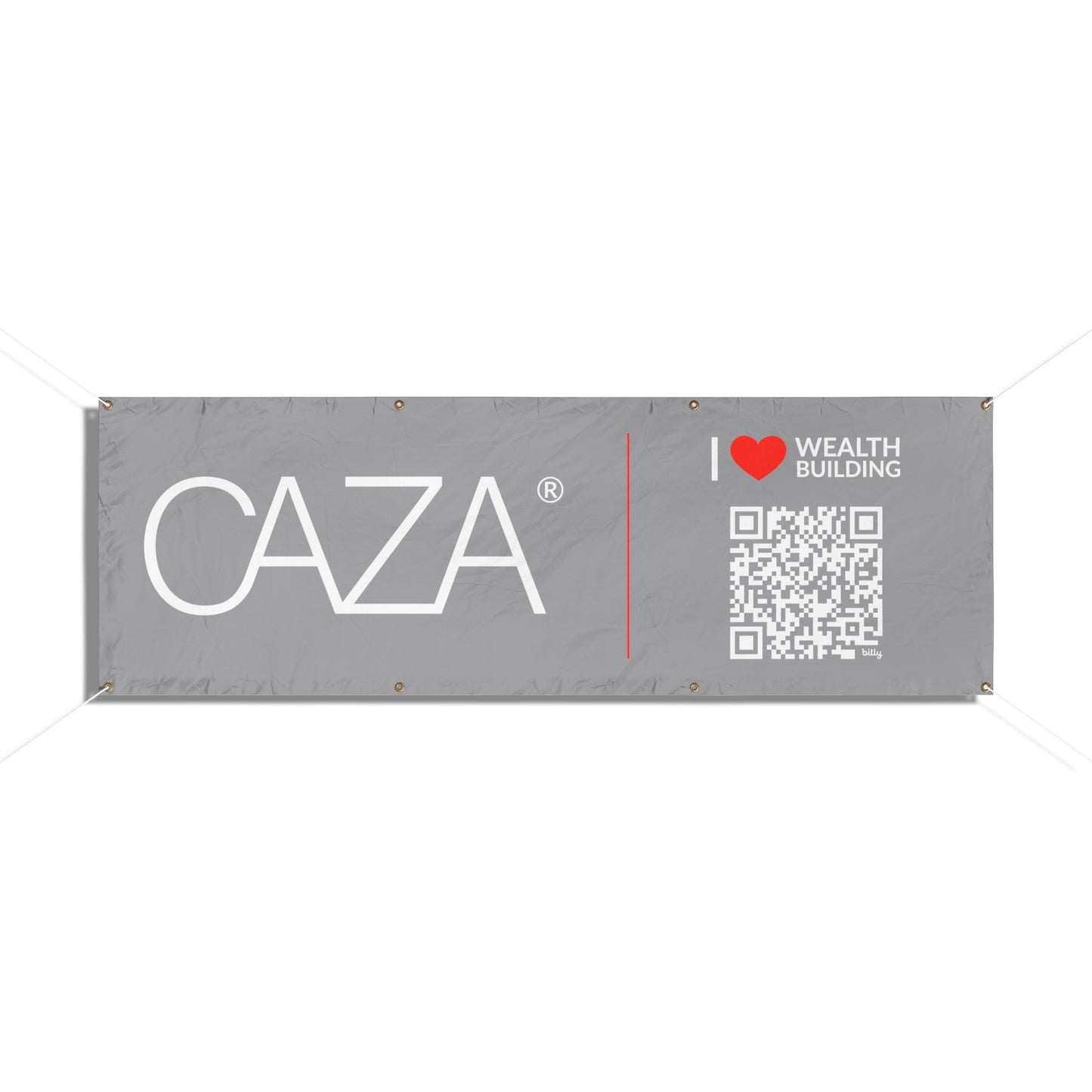 Join CAZA® | Vinyl Banners (Grey)