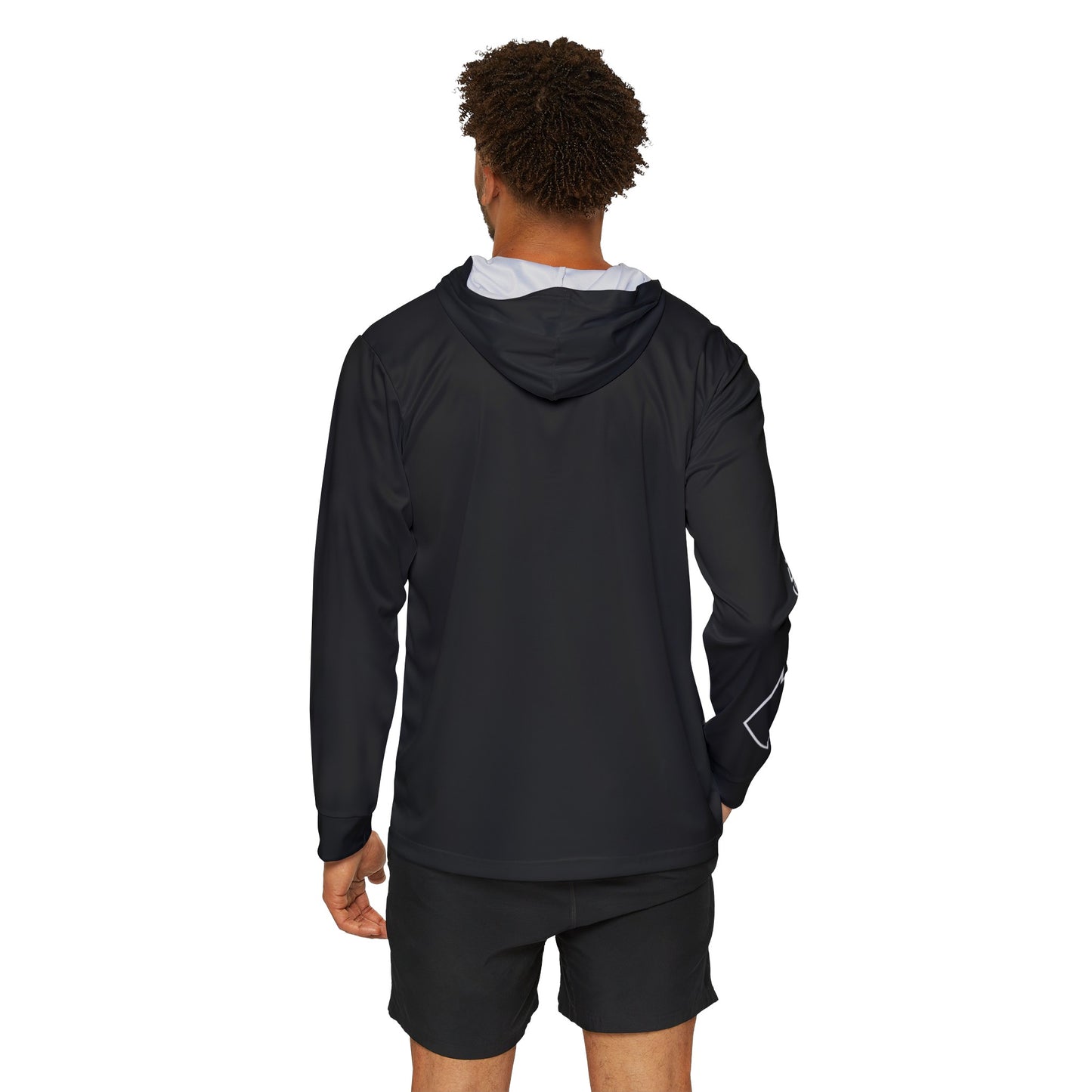 Men's Sports Warmup Hoodie (Black)