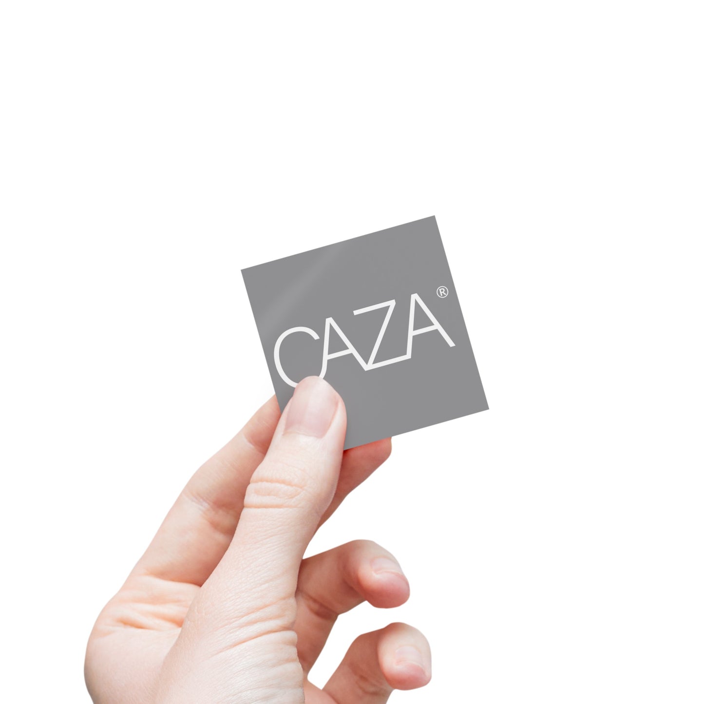 Square Sticker Label Rolls (Grey)