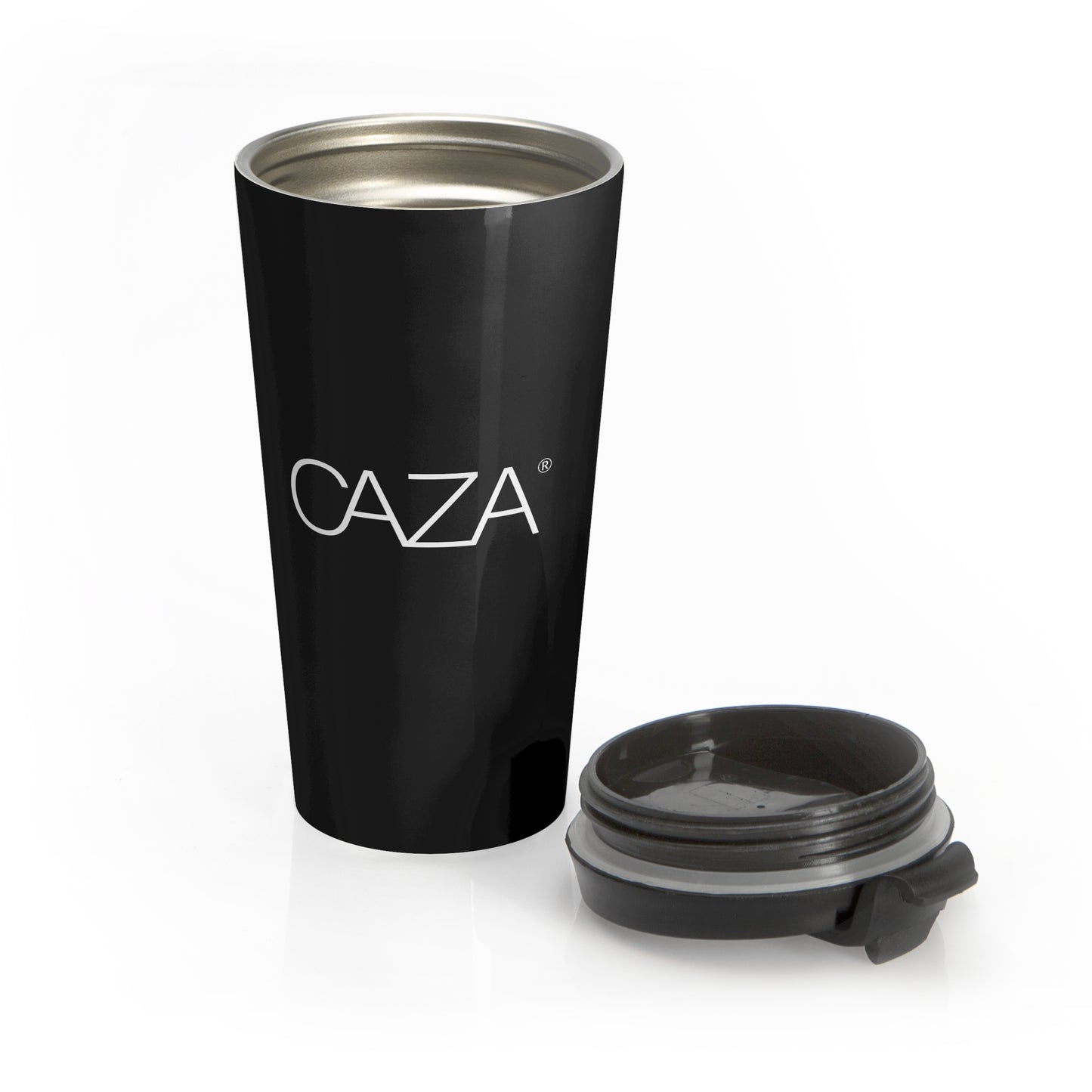 Stainless Steel Travel Mug (Black)