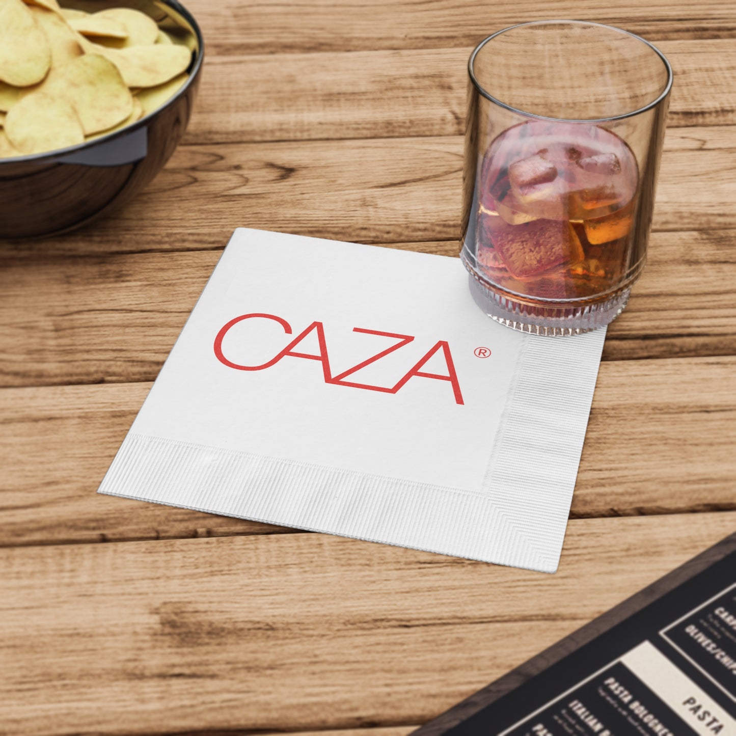 White Coined Napkins
