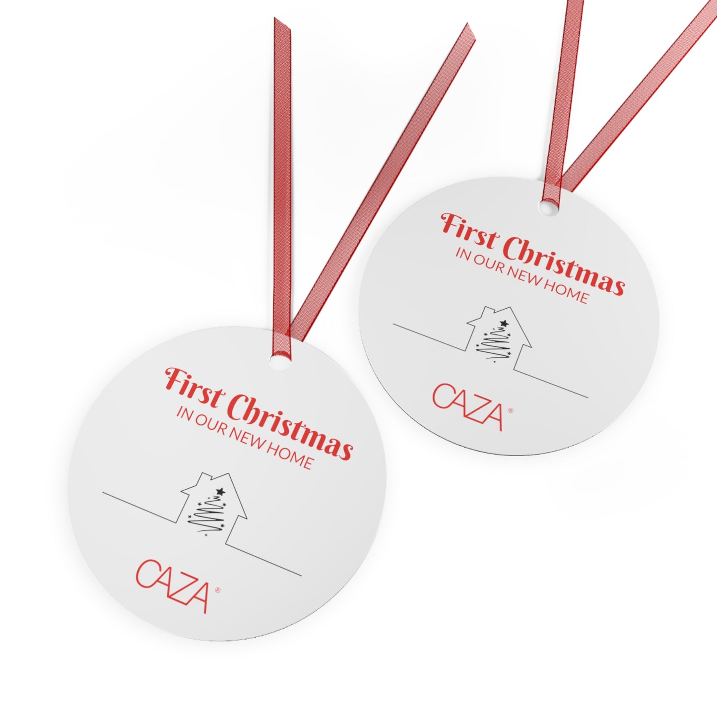 1st Christmas Metal Ornaments