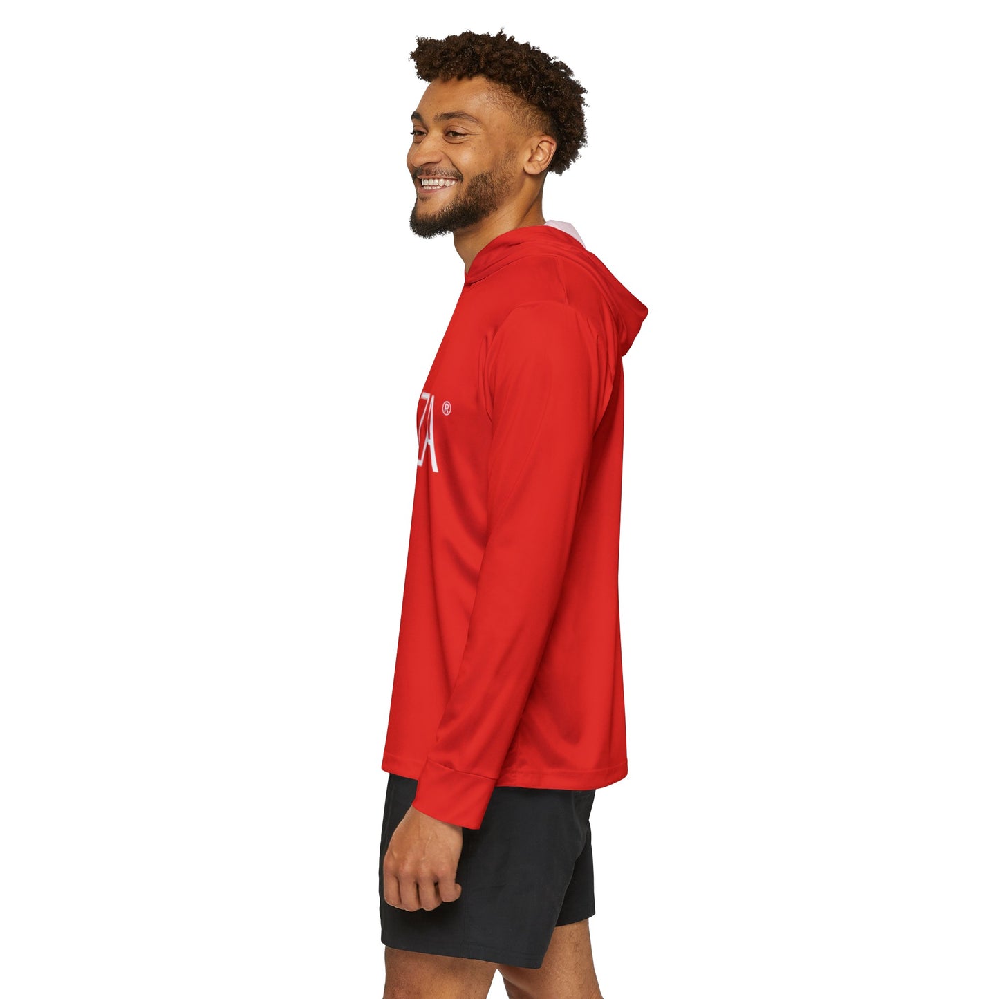 Men's Sports Warmup Hoodie (Red)