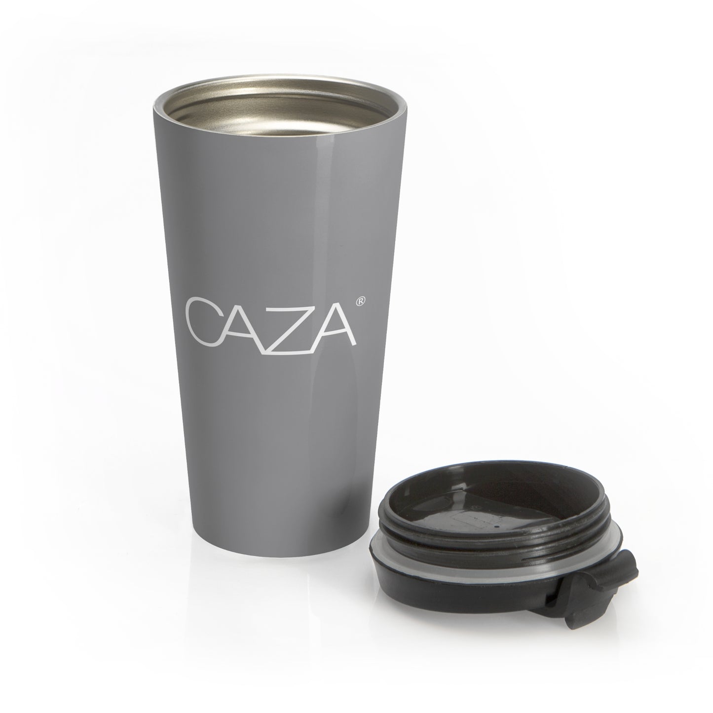 Stainless Steel Travel Mug (Grey)