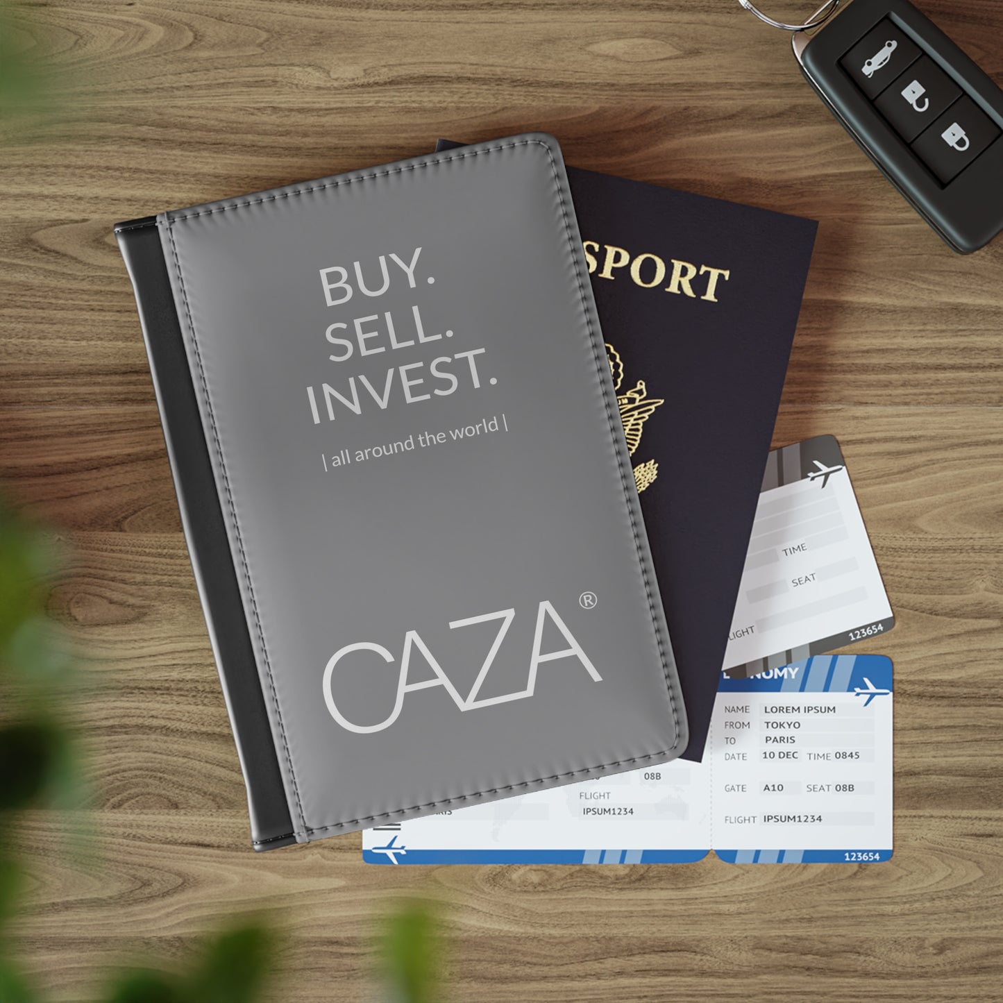 Passport Cover (Grey)
