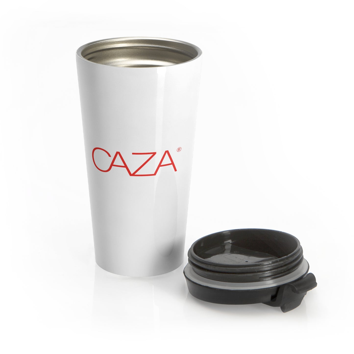 Stainless Steel Travel Mug (White)