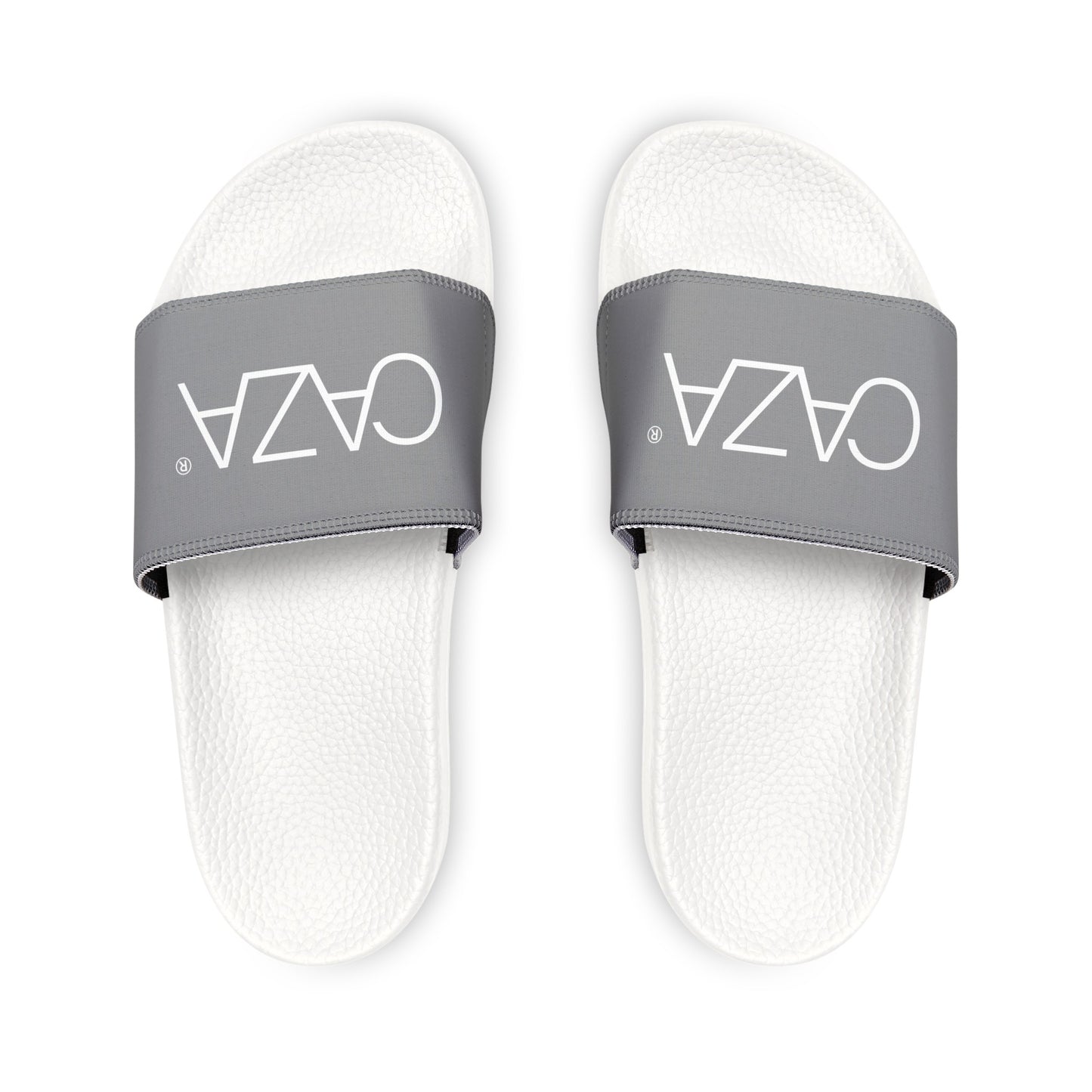 Women's PU Slide Sandals (Grey)