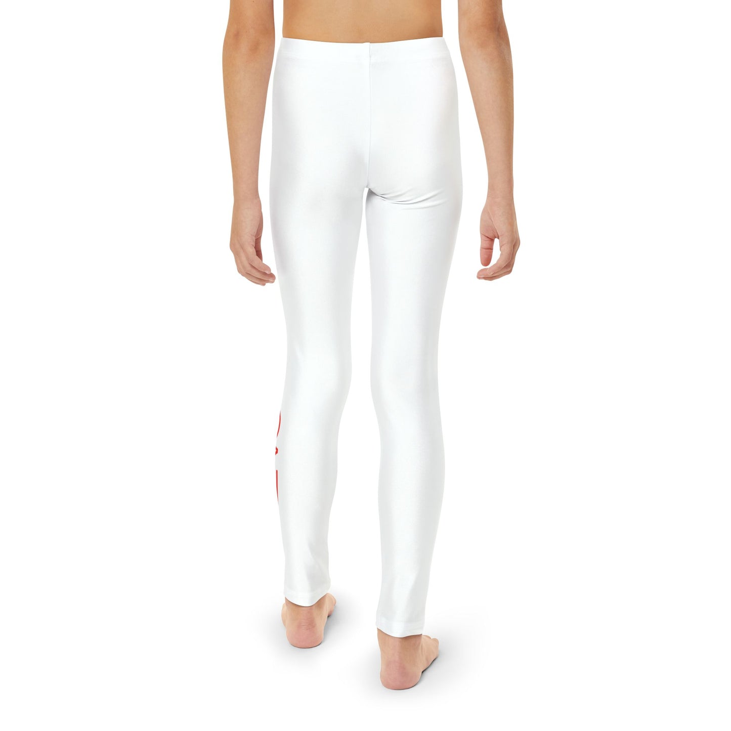 Youth Full-Length Leggings (White)