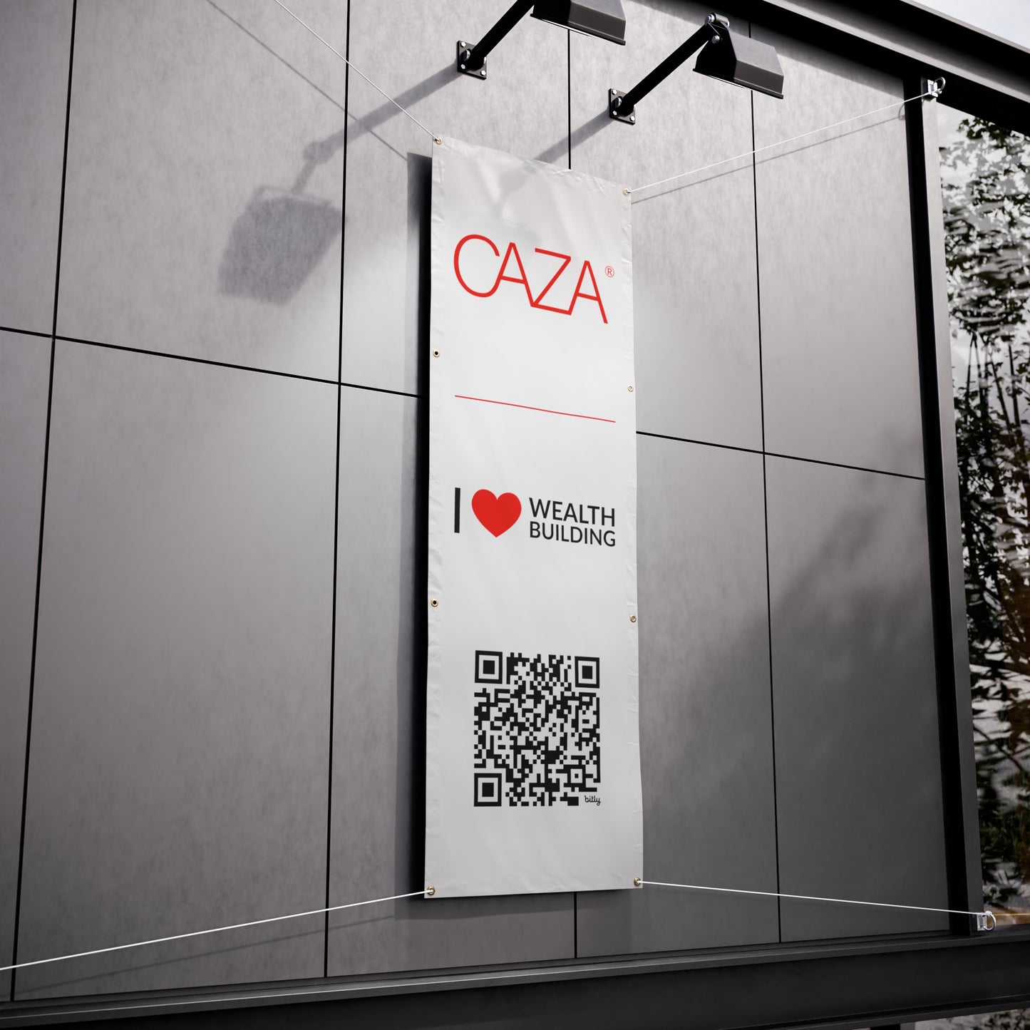 Join CAZA® | Vinyl Banners (White)