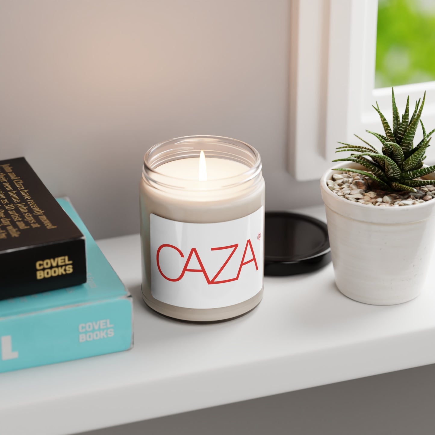 Scented Soy Candle, 9oz (White)