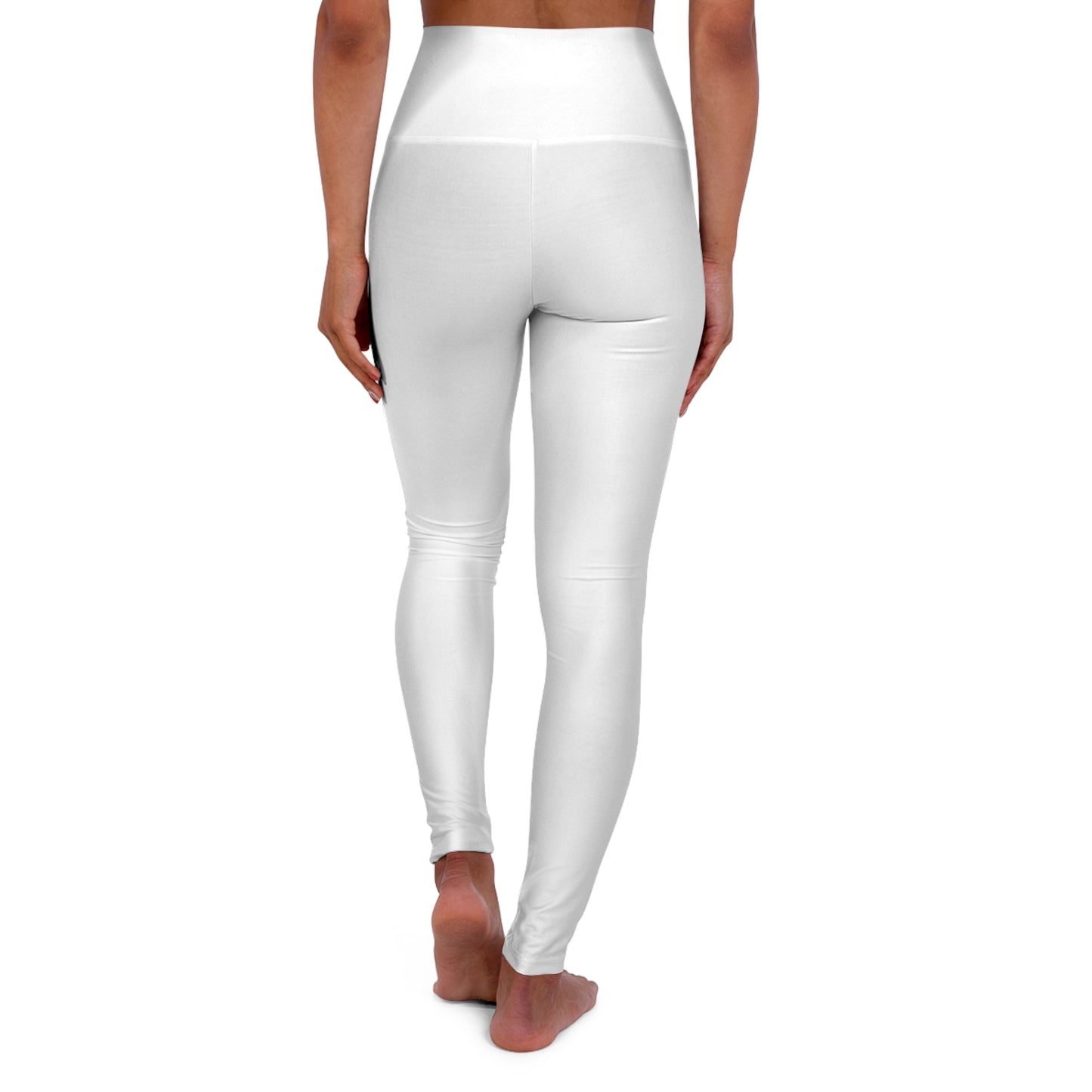 High Waisted Yoga Leggings (Option 1 - White)