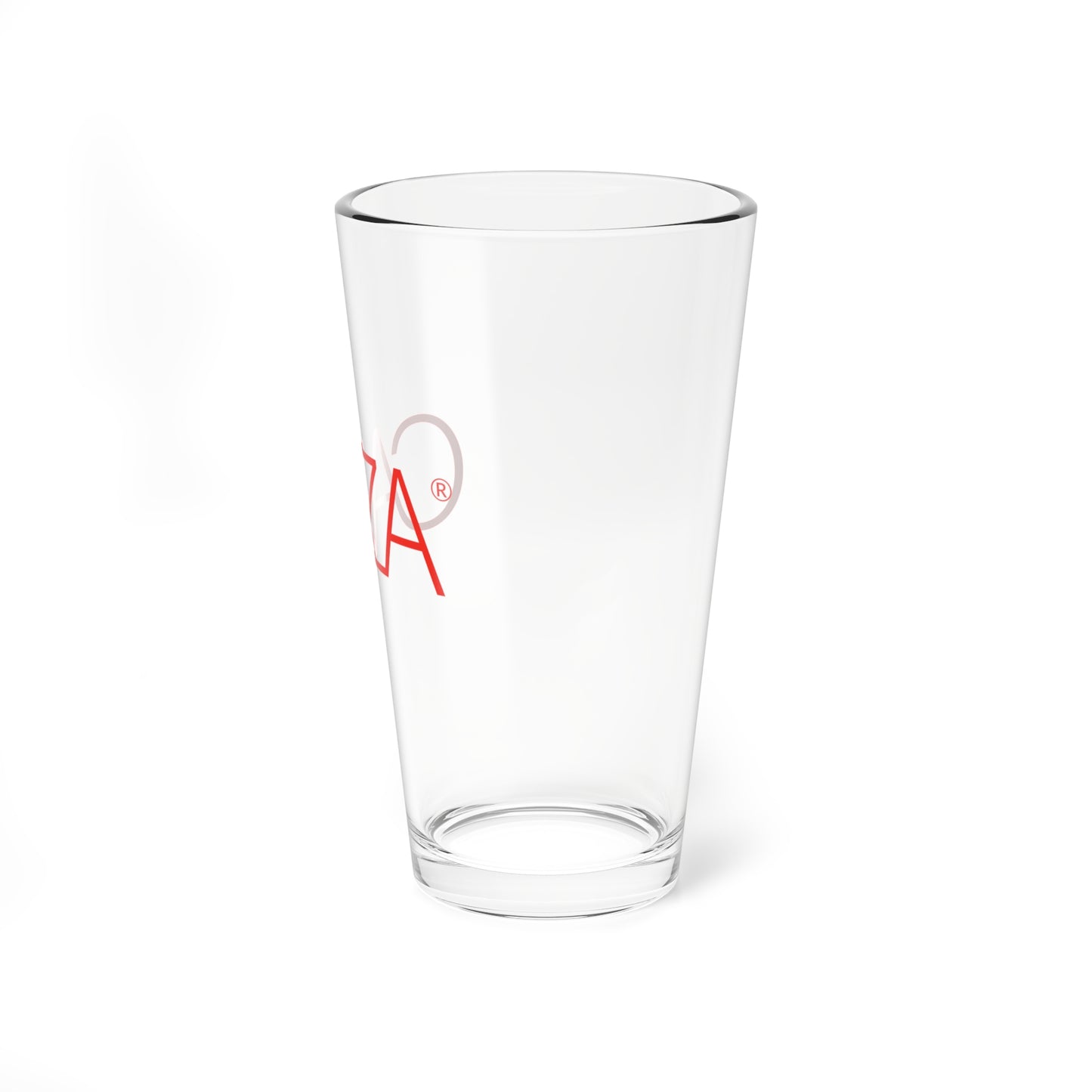 Mixing Glass, 16oz | Red CAZA® Logo