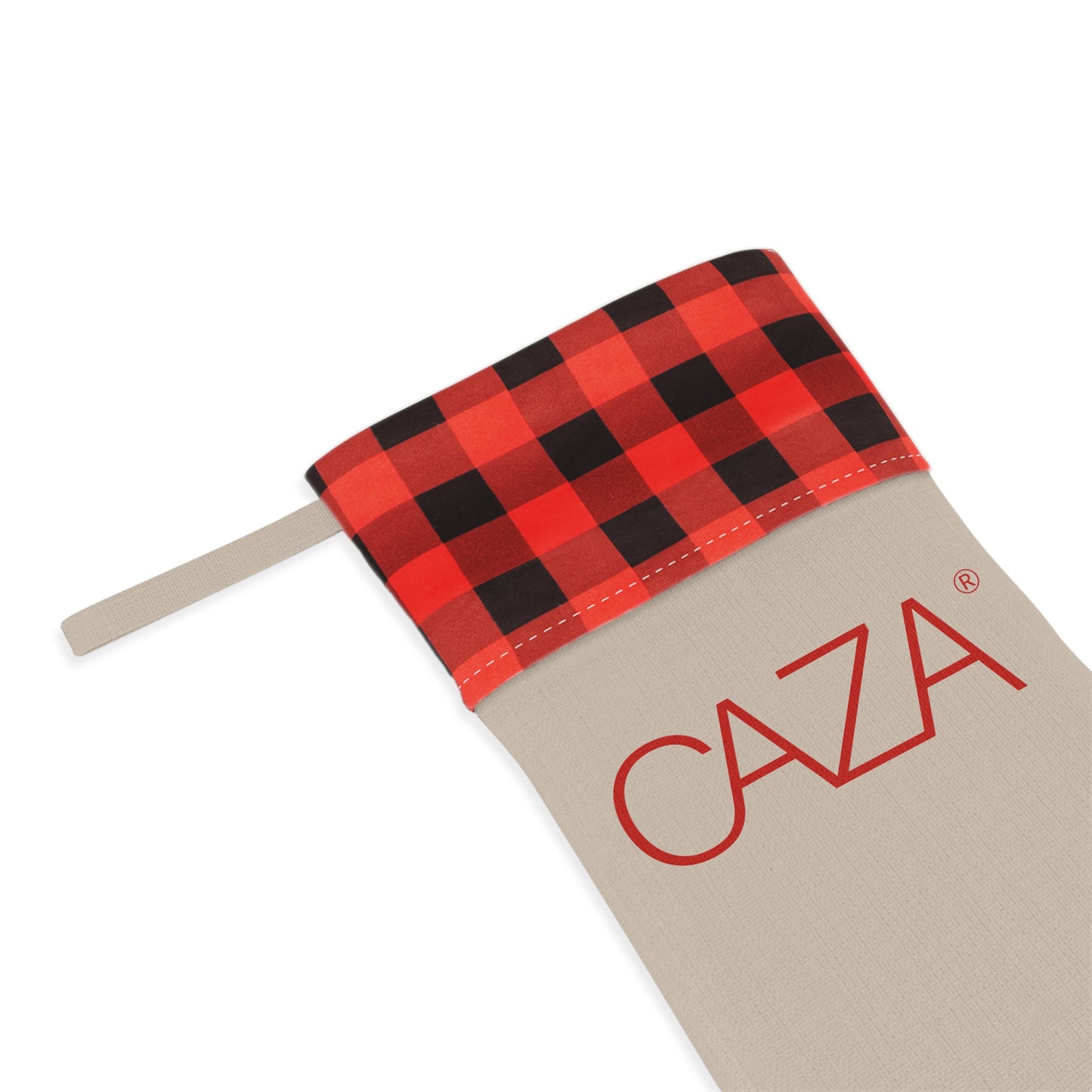 Plaid Christmas Stocking