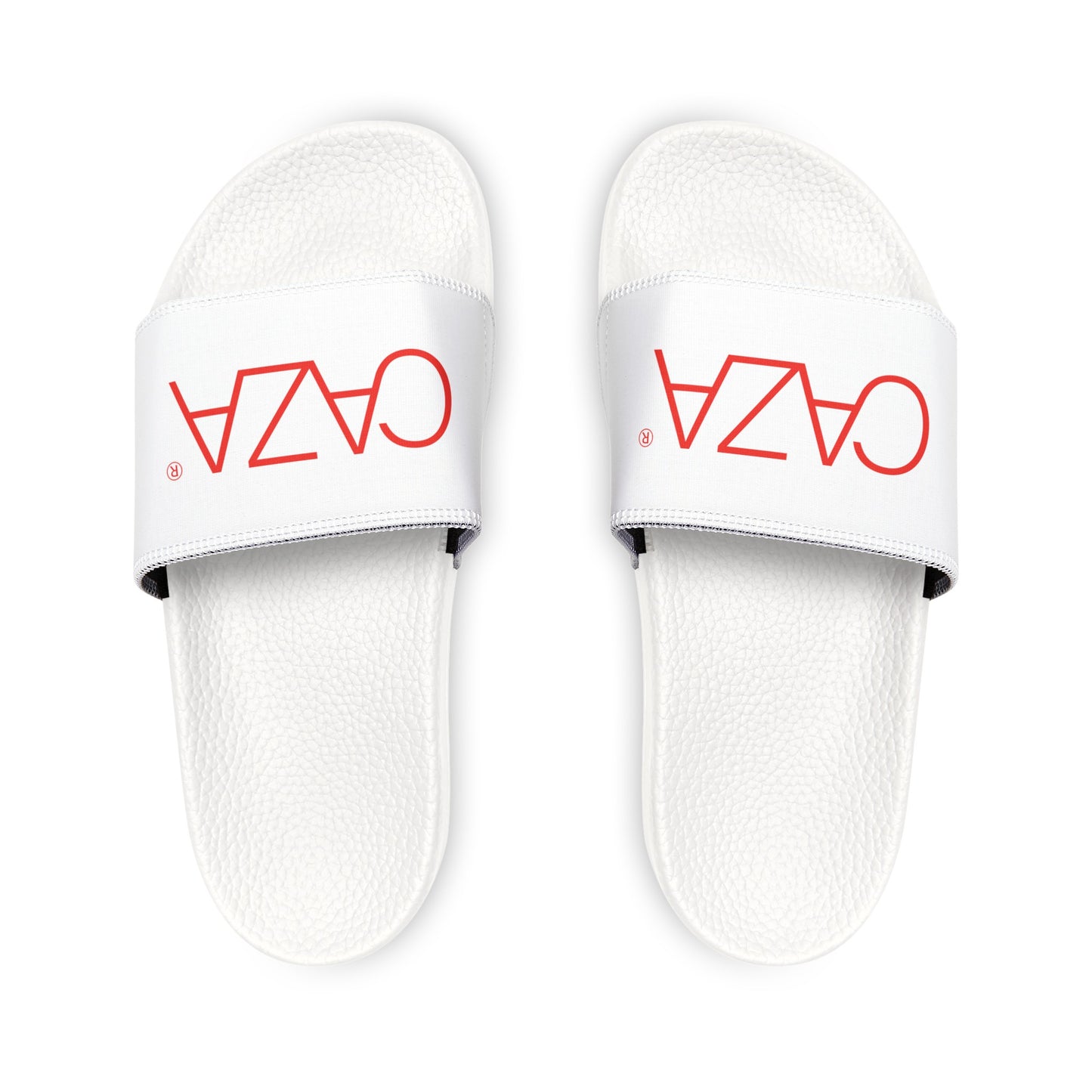Women's PU Slide Sandals (White)