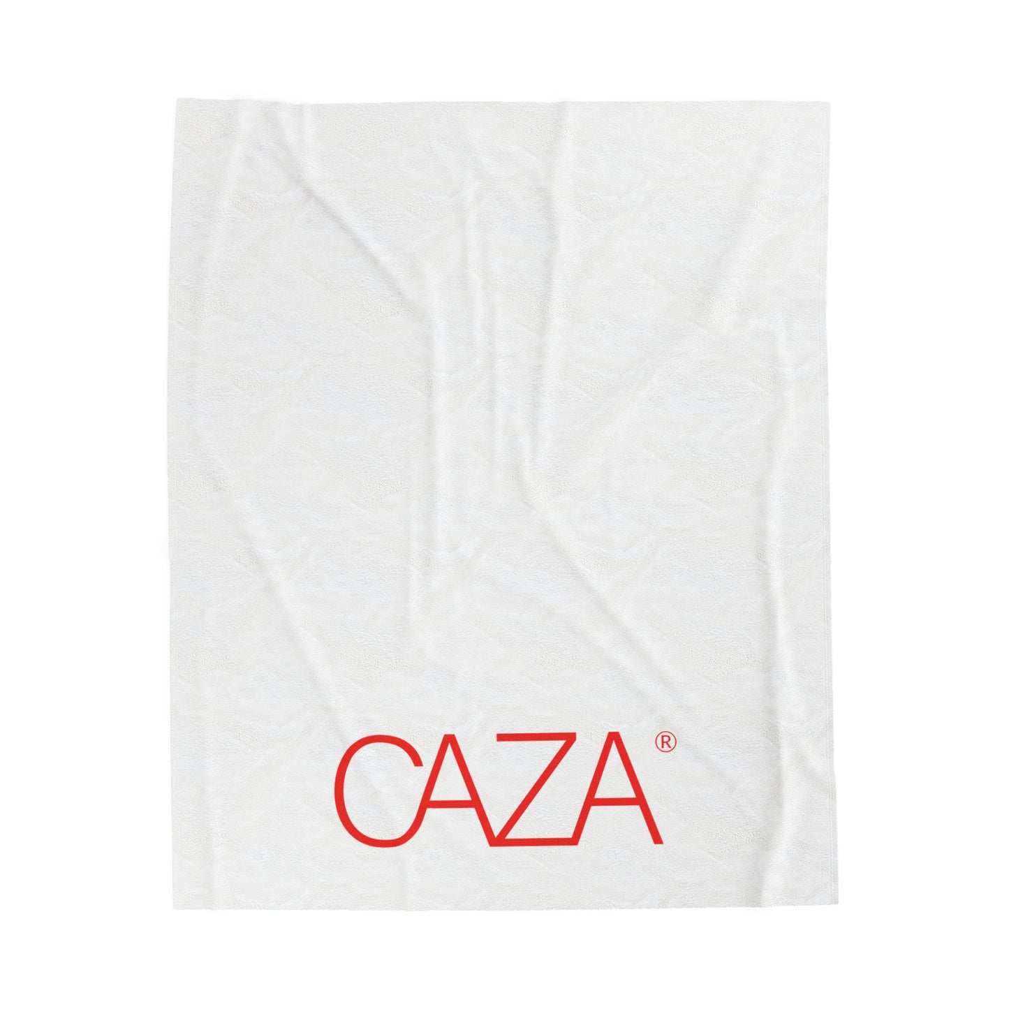 Velveteen Plush Blanket (White)