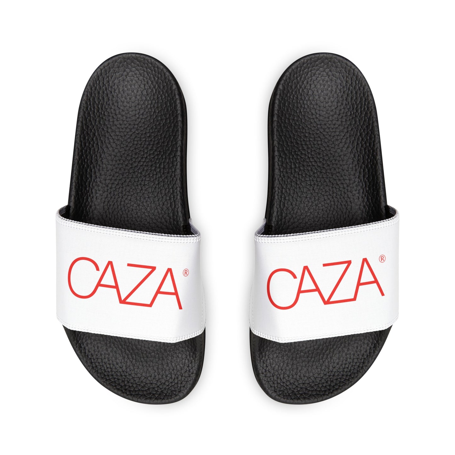 Women's PU Slide Sandals (White)