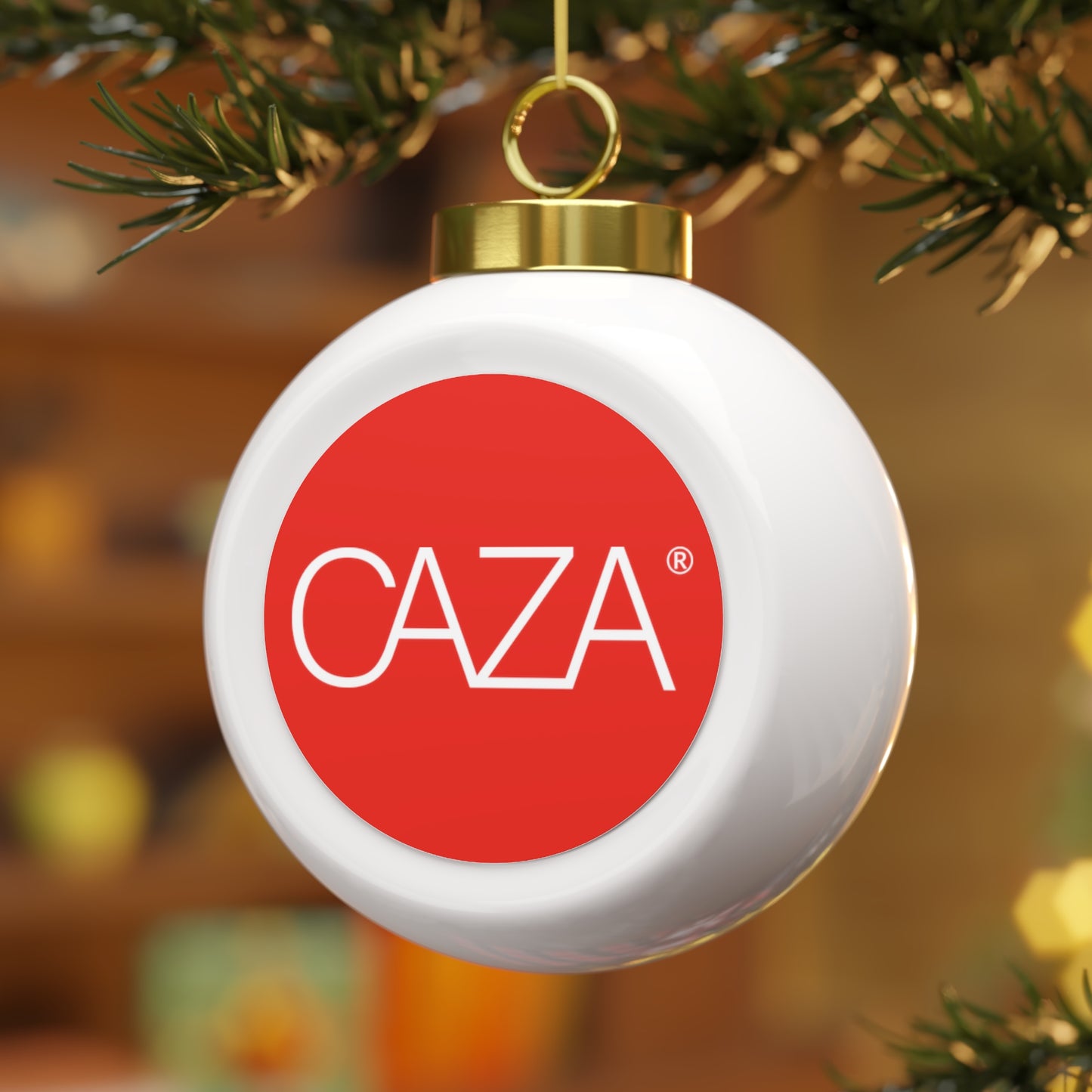 Christmas Ball Ornament (Red)