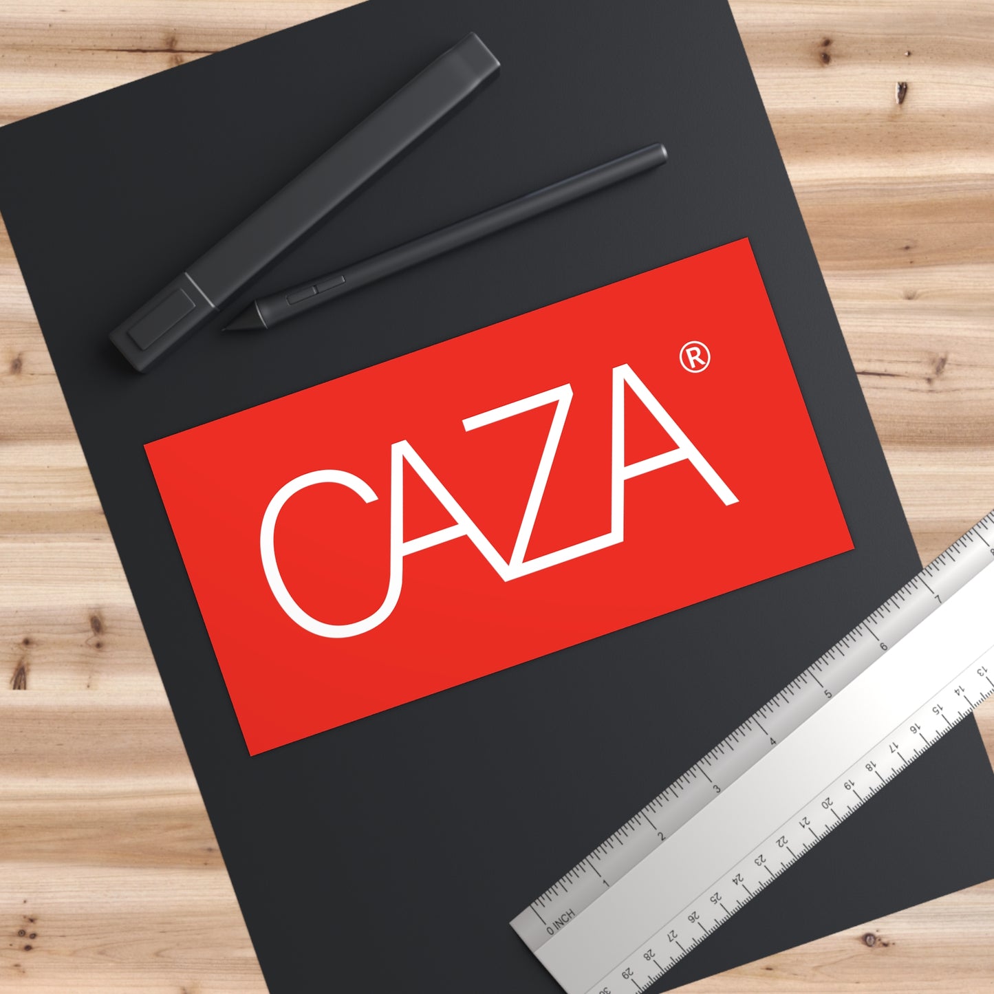 CAZA® Bumper Stickers (Red)