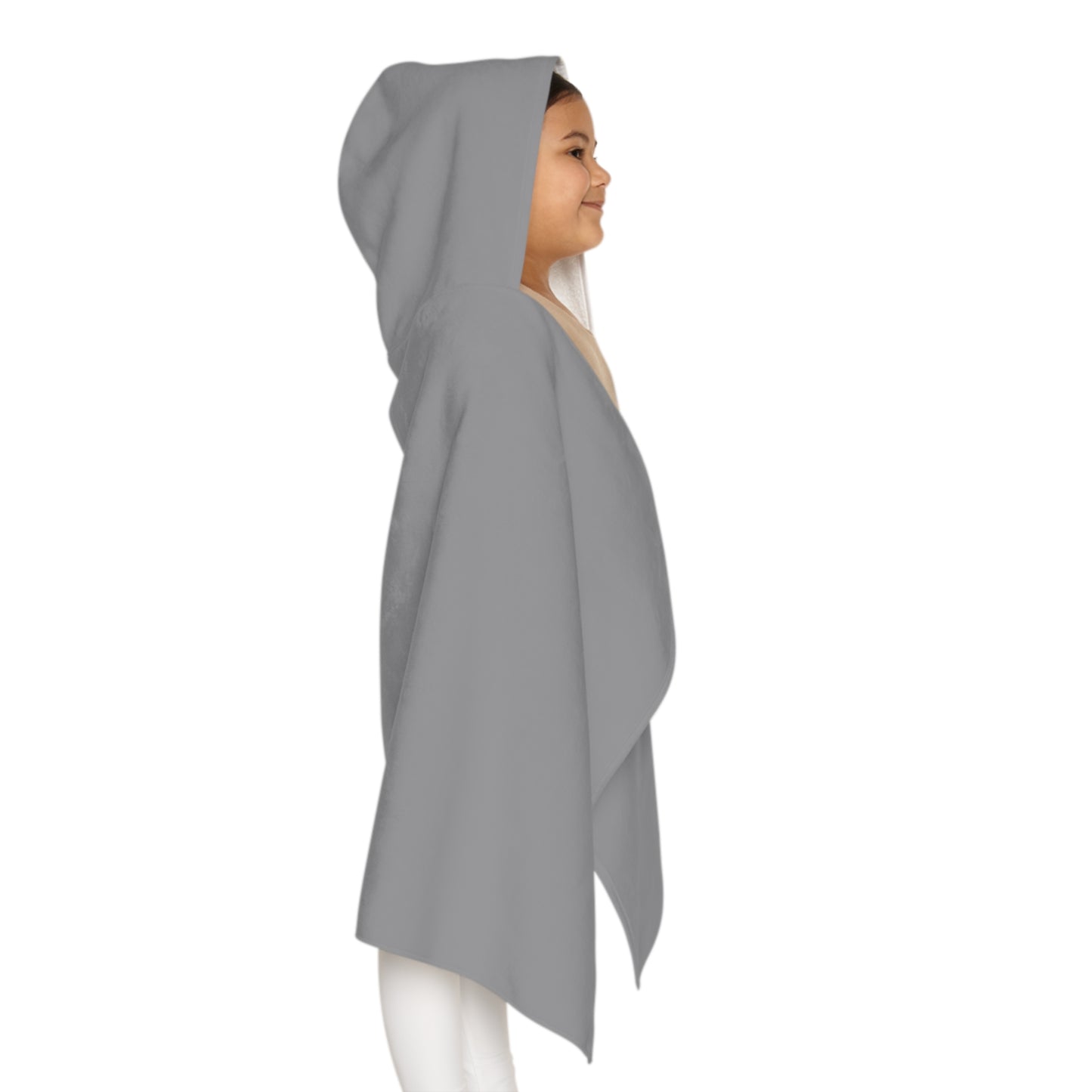 Youth Hooded Towel (Grey)