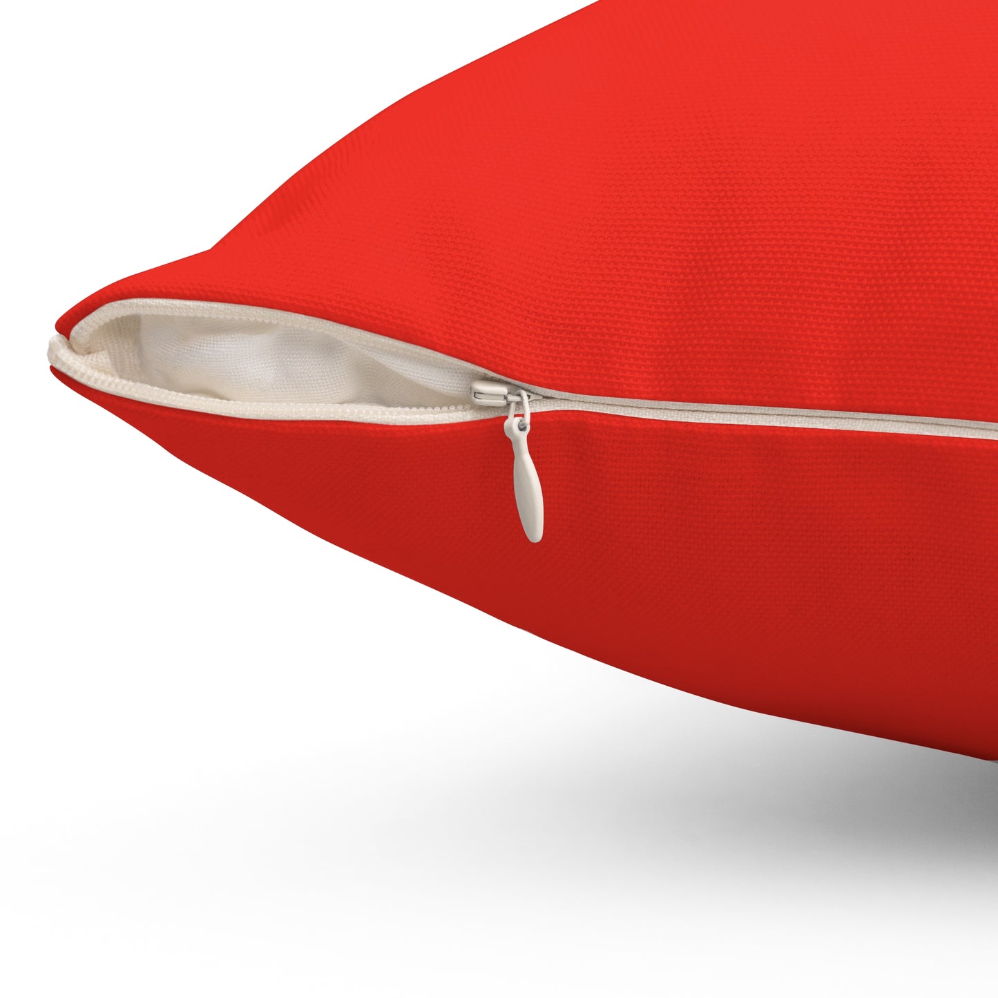 Red Polyester Pillow