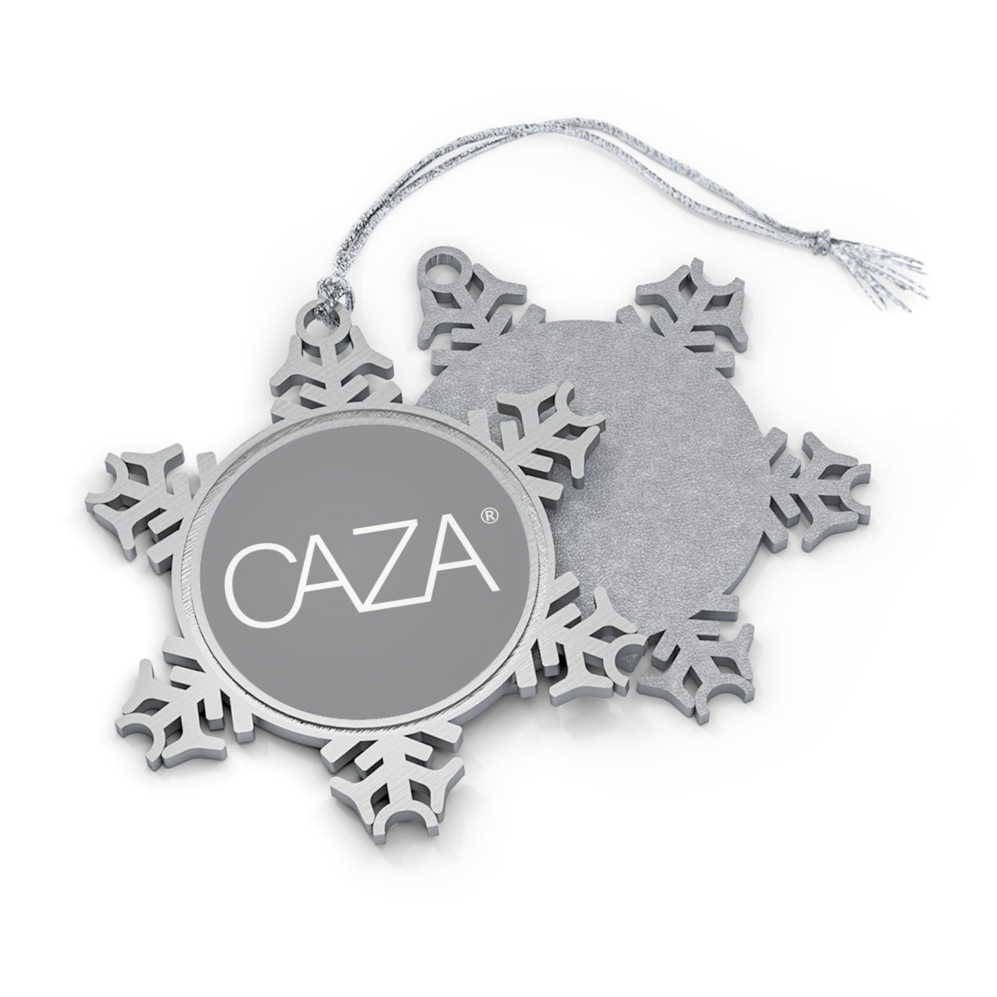 Pewter Snowflake Ornament (Grey)