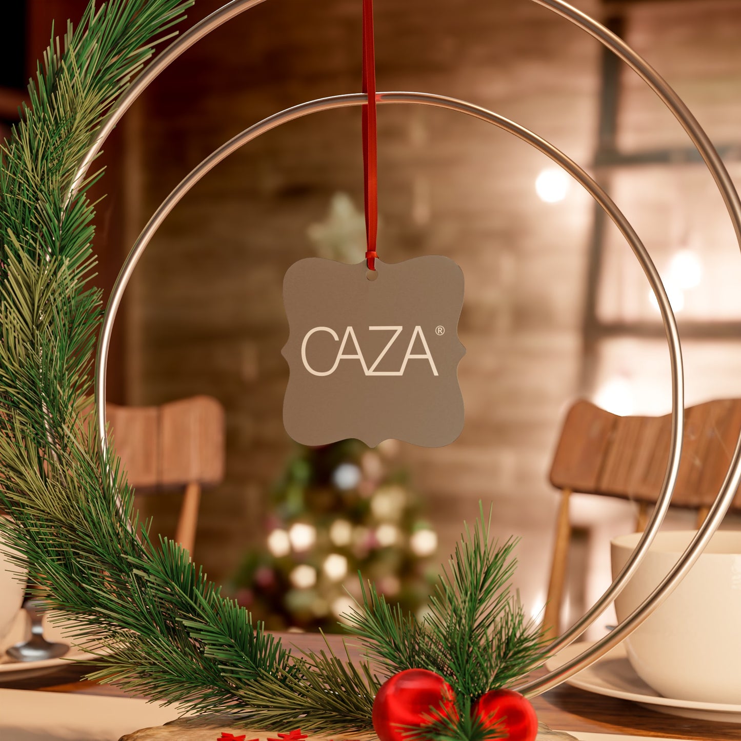CAZA® Aluminum Ornaments (Grey)