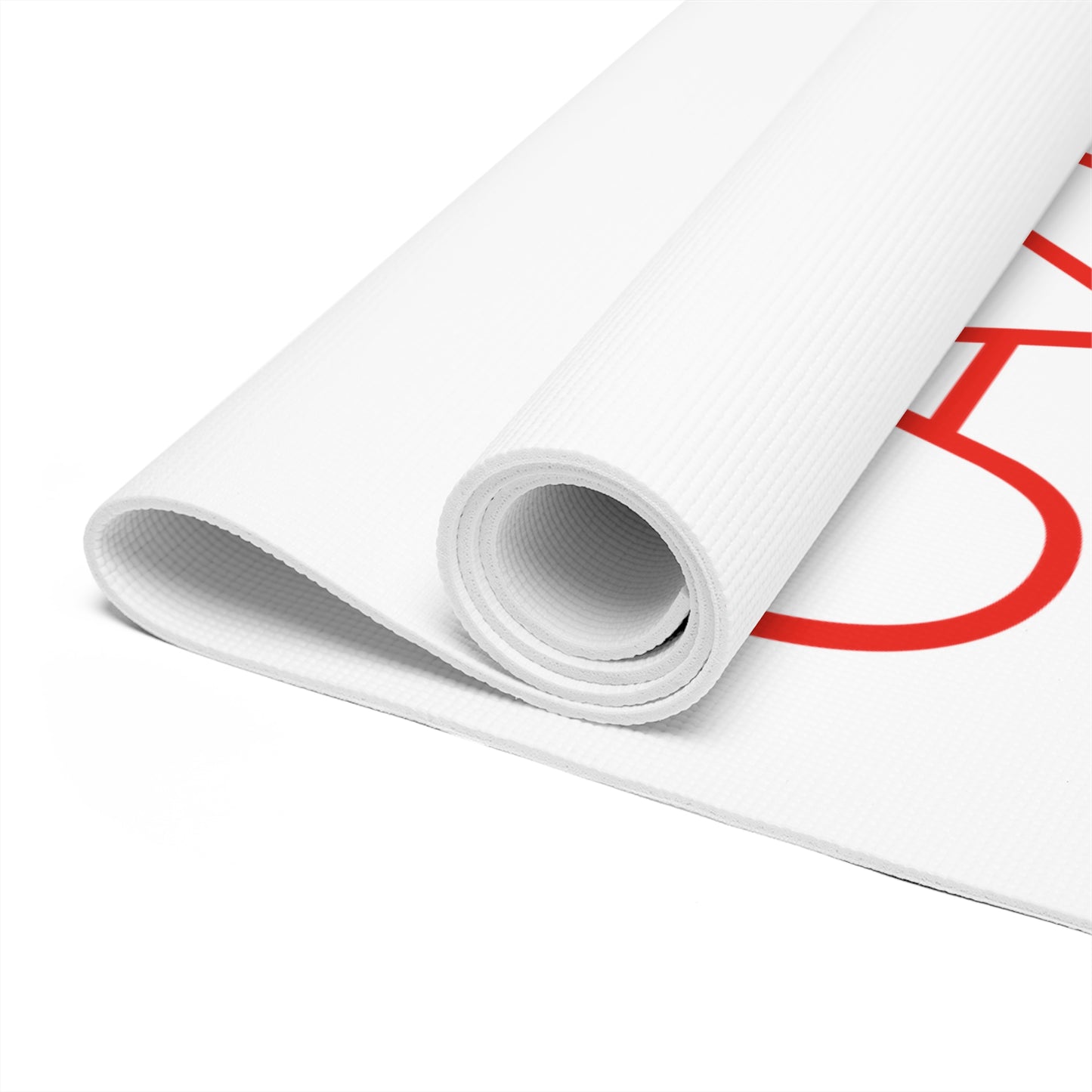 Foam Yoga Mat (White)