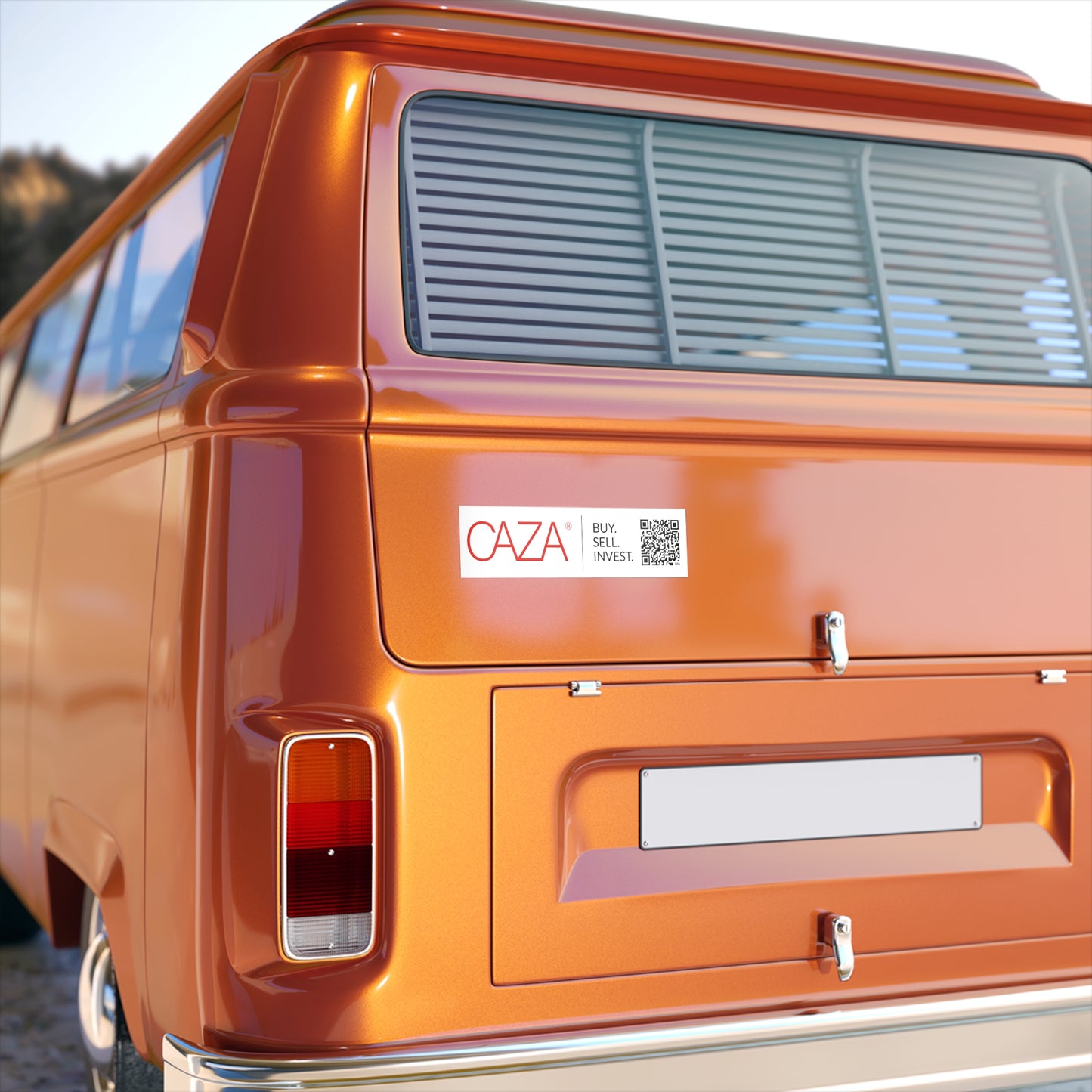 Buy. Sell. Invest. Bumper Stickers (White)