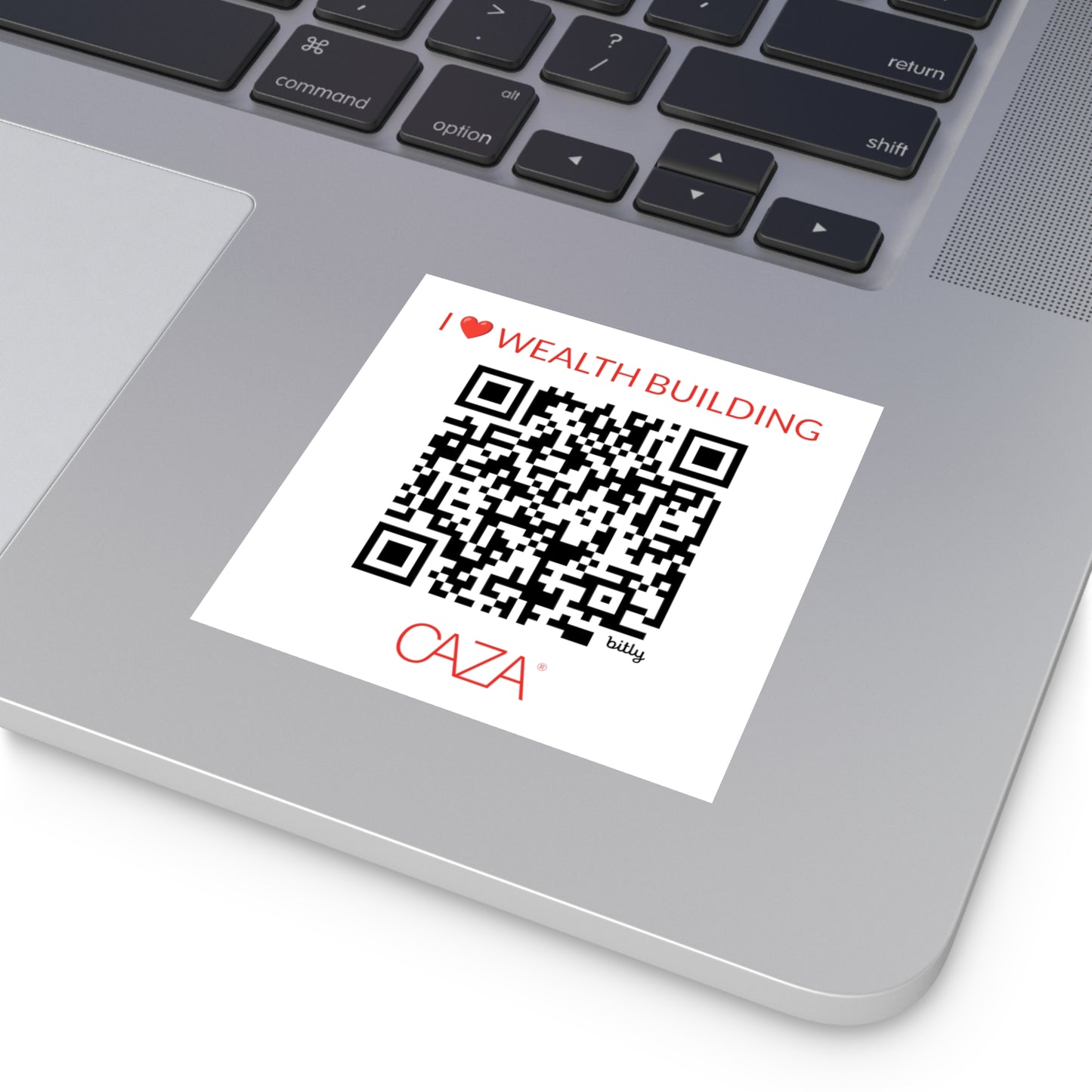 Join CAZA® | Square Vinyl Stickers