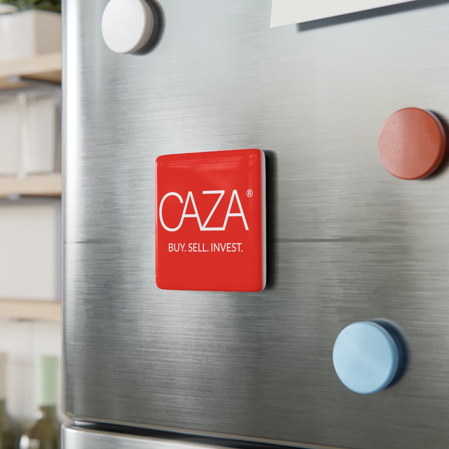 Porcelain Magnet (Red)