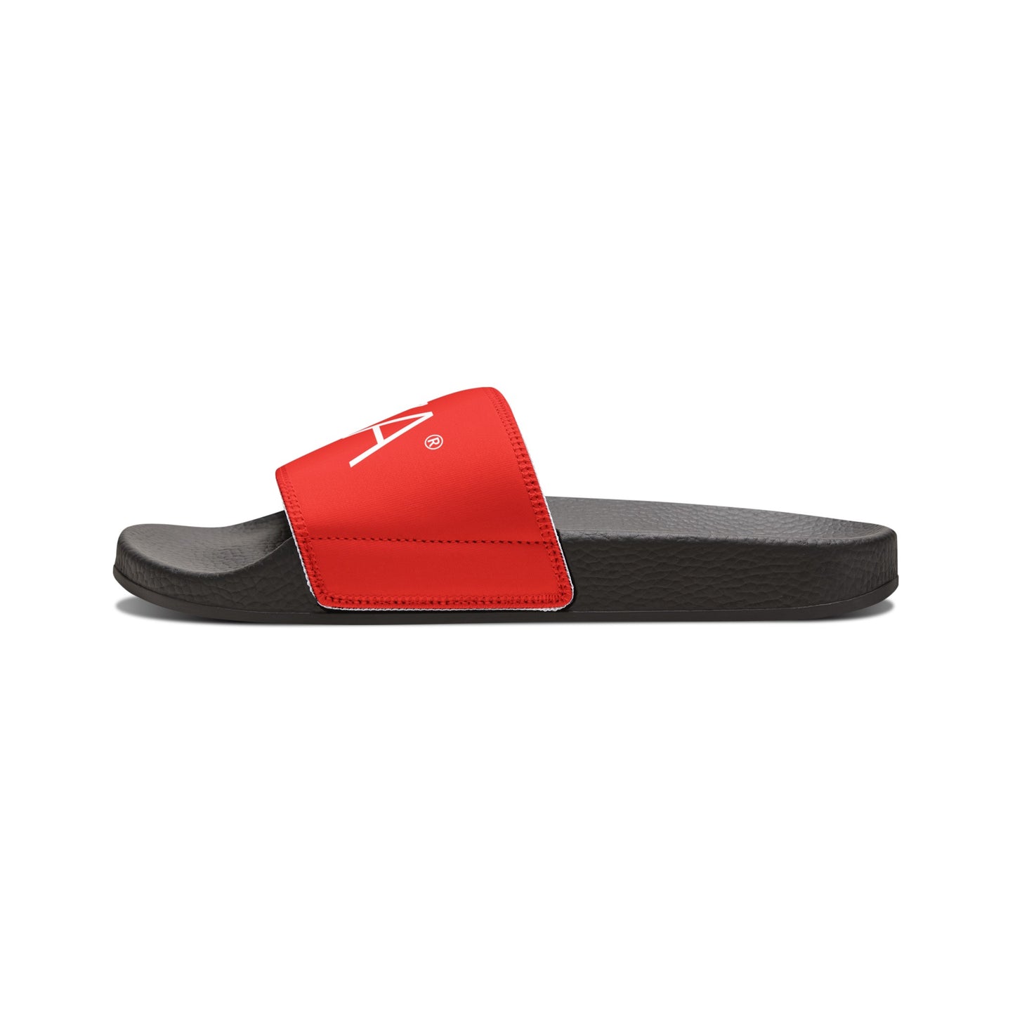 Youth PU Slide Sandals (Red)