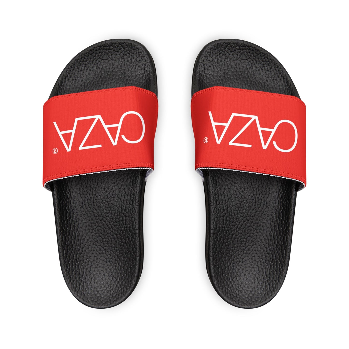 Youth PU Slide Sandals (Red)
