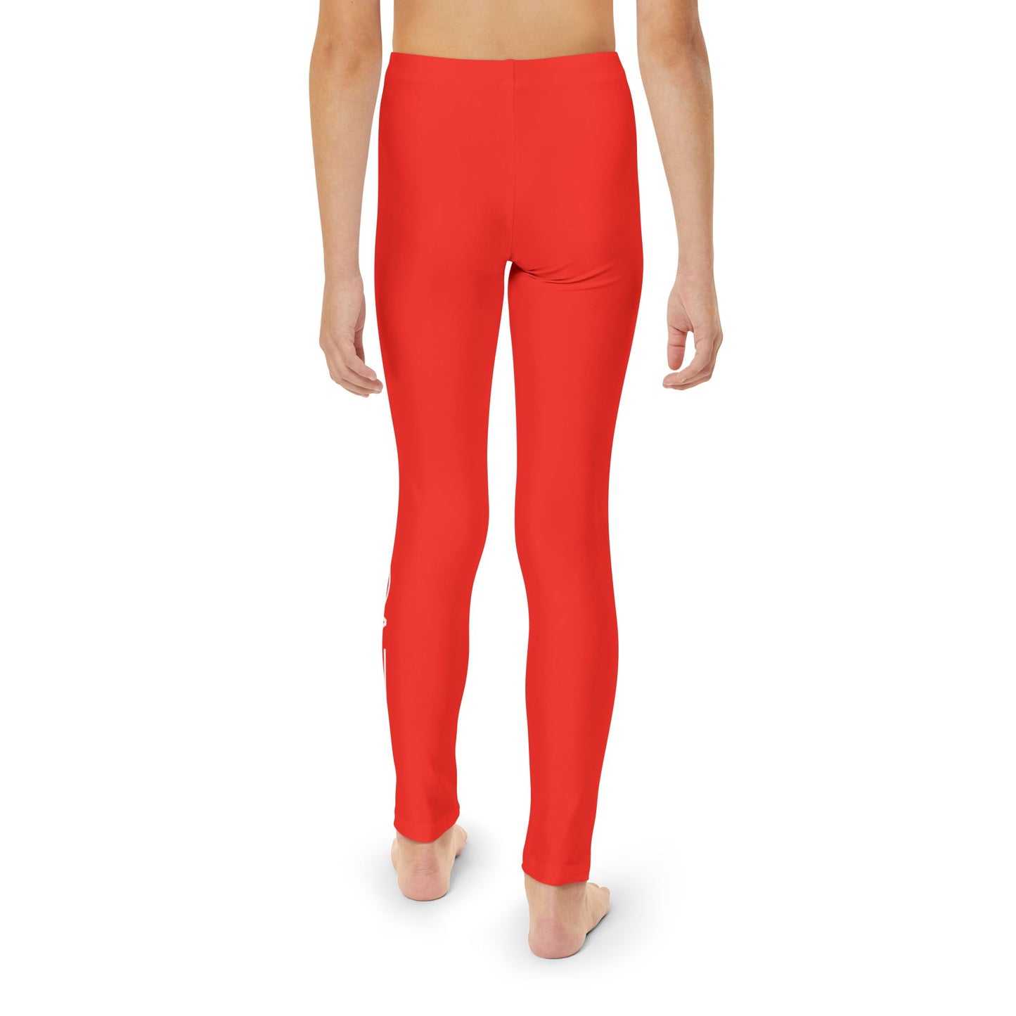 Youth Full-Length Leggings (Red)
