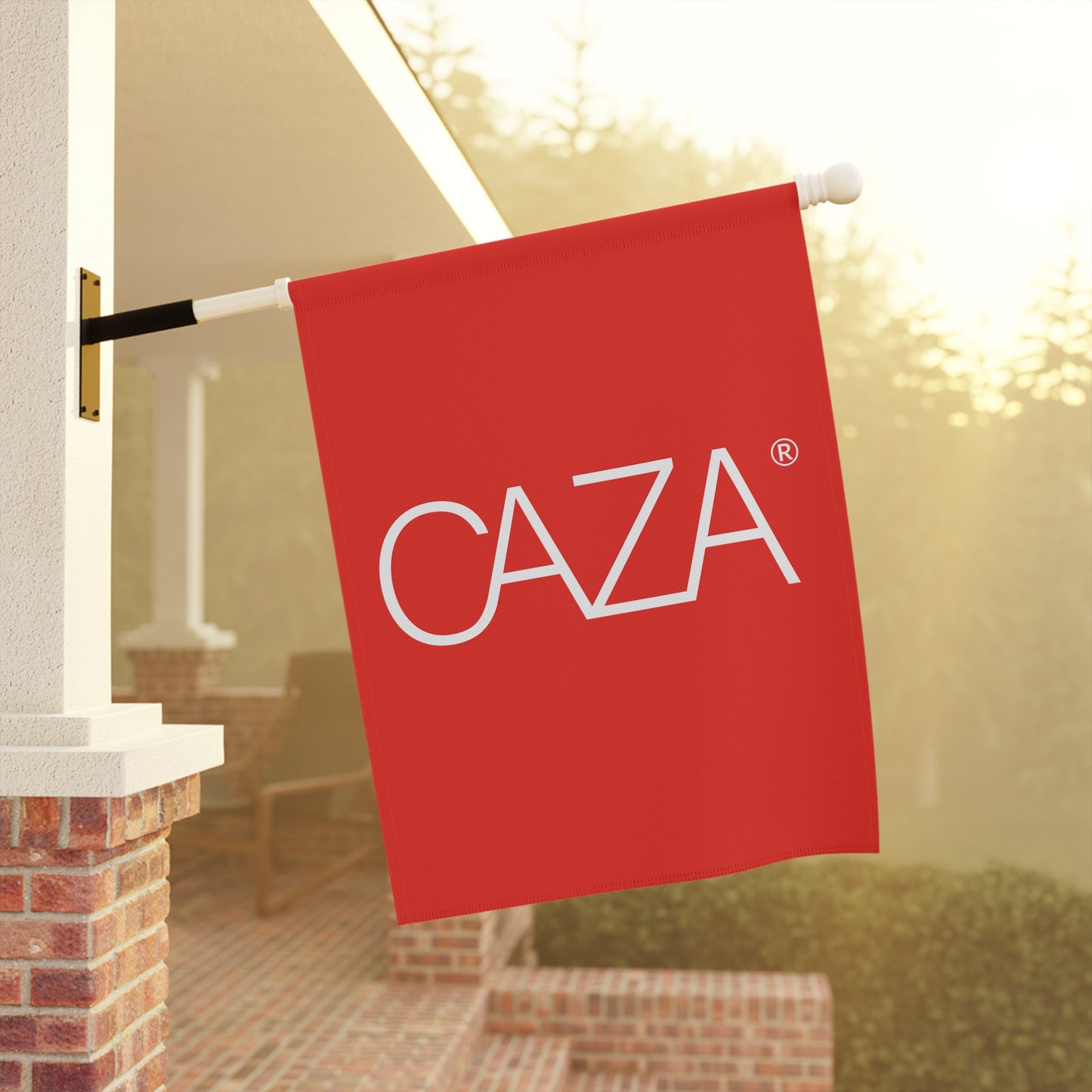 Garden & House Banner (Red)