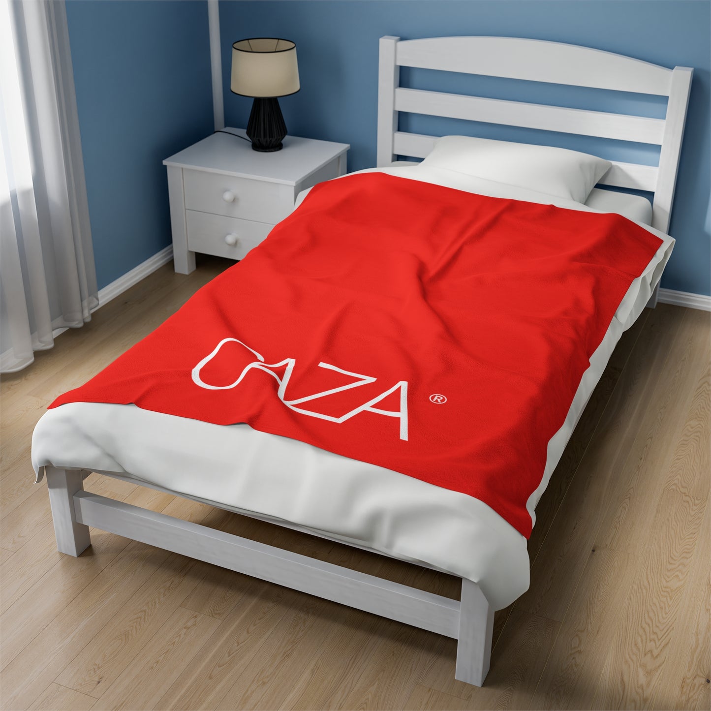 Velveteen Plush Blanket (Red)