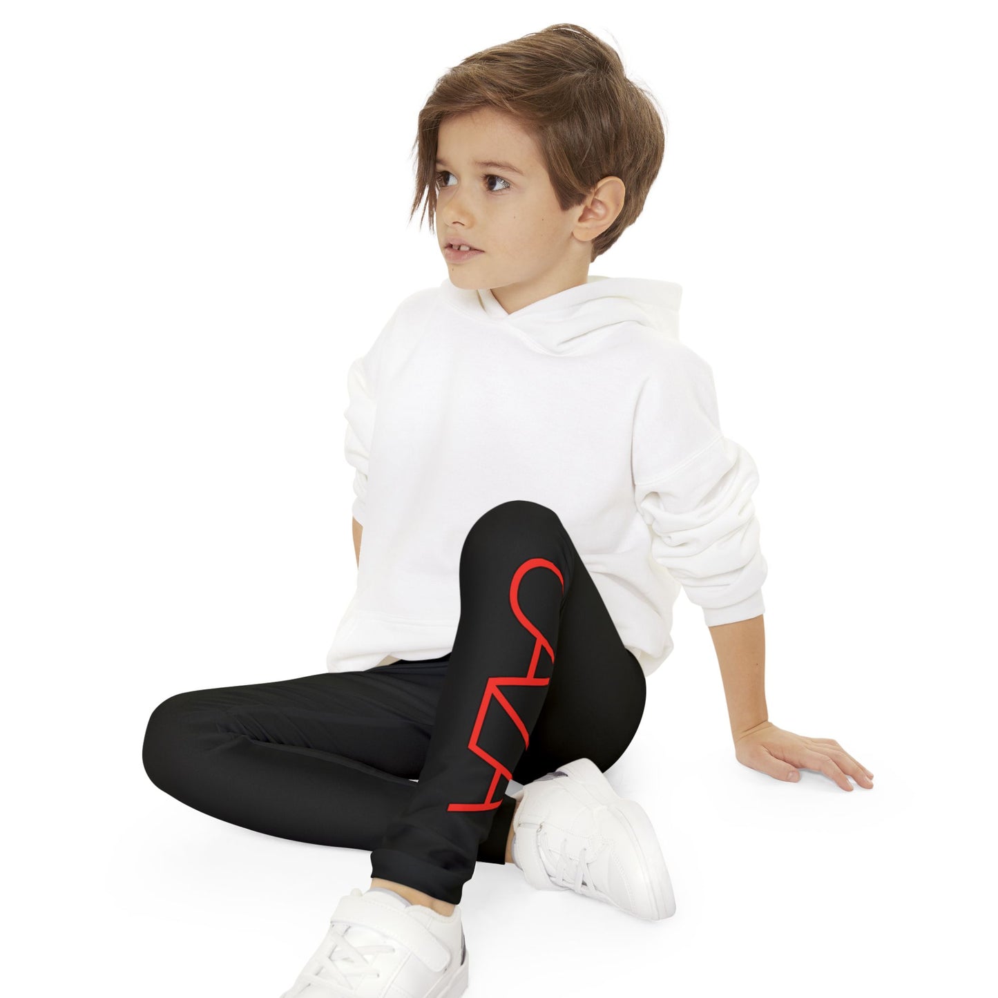 Youth Full-Length Leggings (Black)