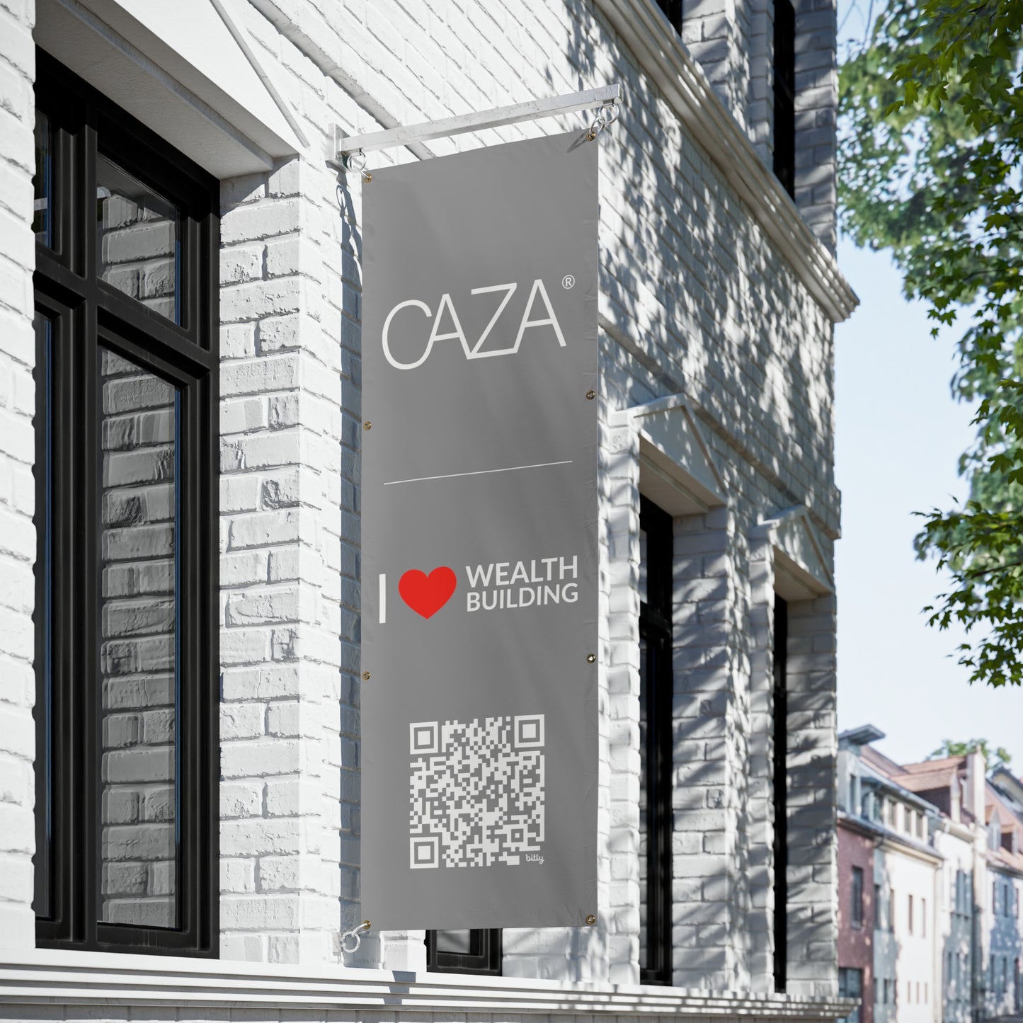 Join CAZA® | Vinyl Banners (Grey)